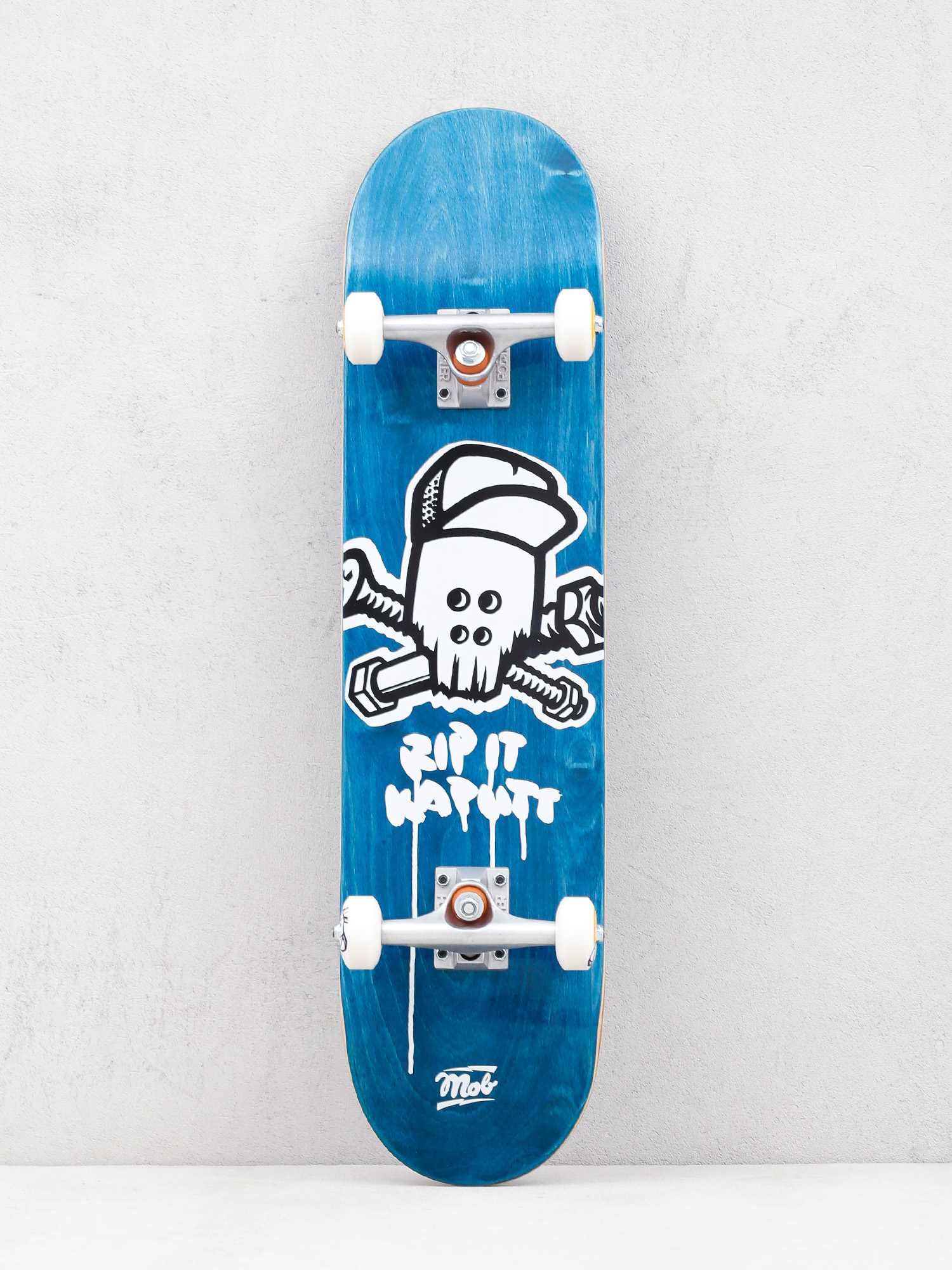 Deskorolka Mob Skateboards Skull (teal)