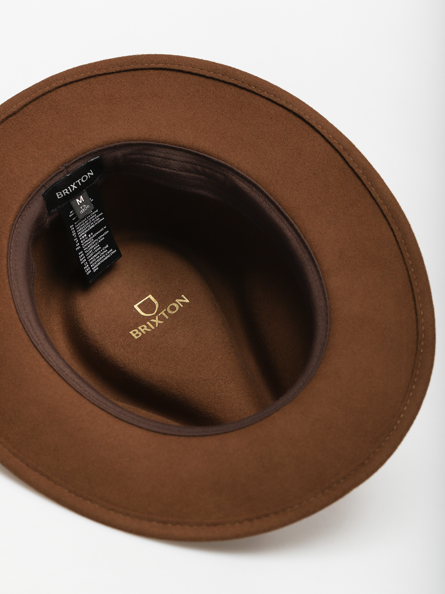 Kapelusz Brixton Messer Packable Fedora (coffee)