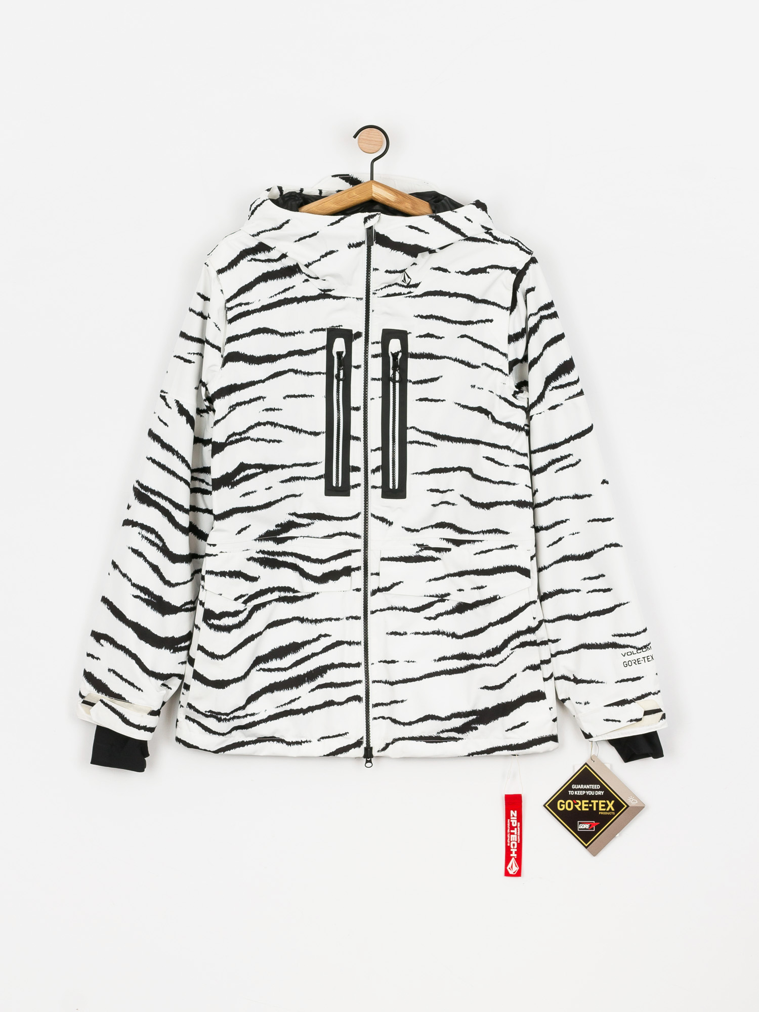 Męska Kurtka snowboardowa Volcom Stone Gore Tex (white tiger)