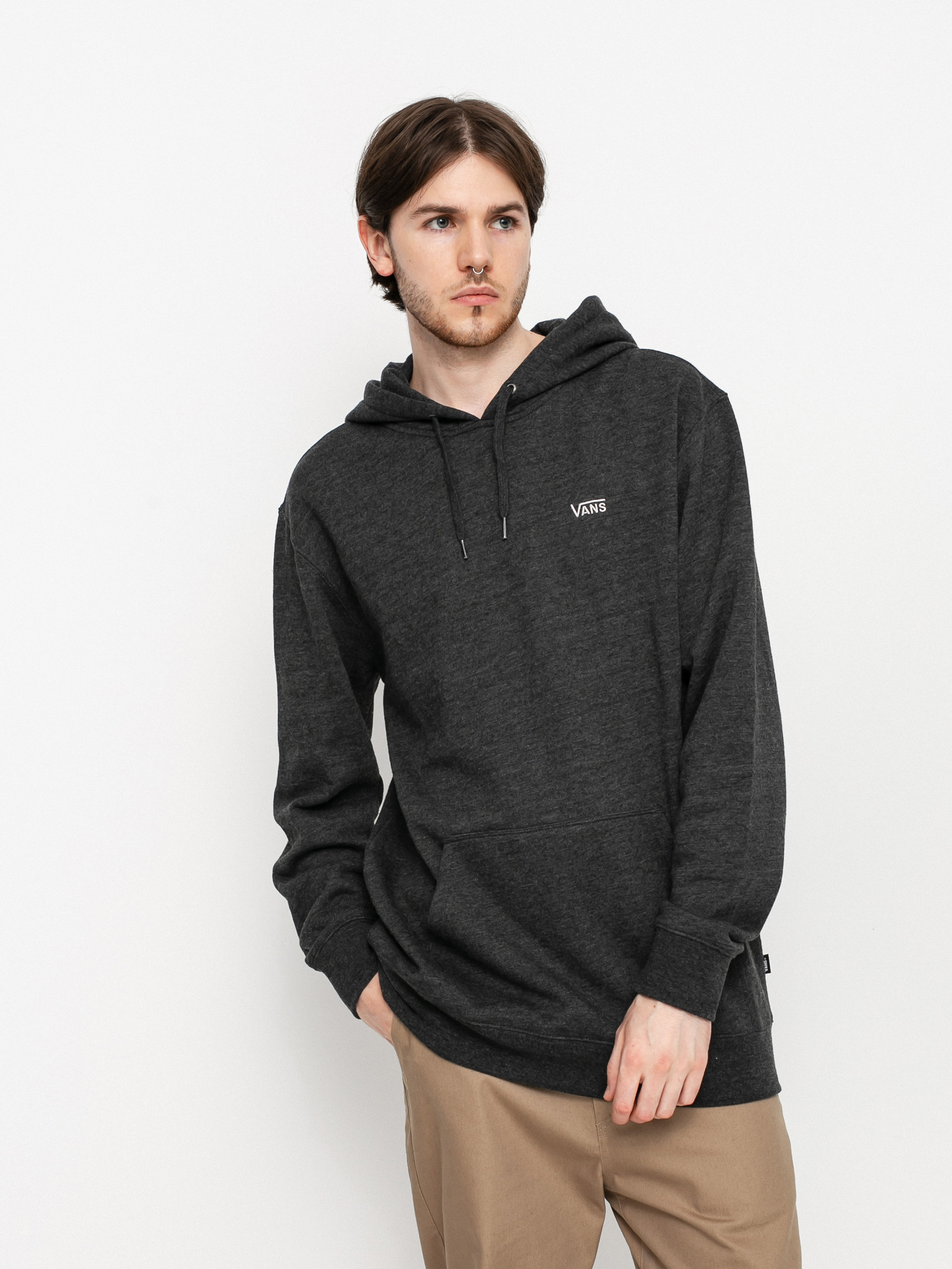 Bluza z kapturem Vans Basic HD (black heather)