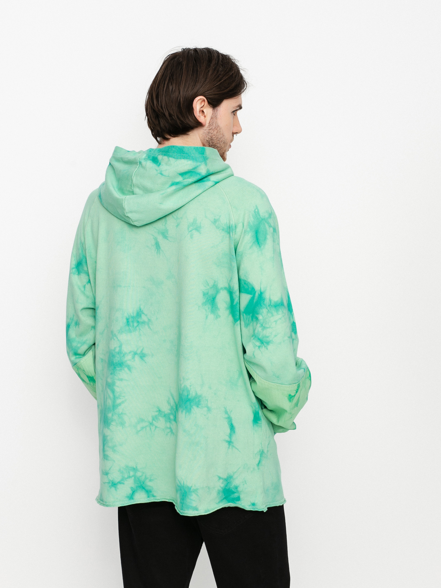 Bluza z kapturem Converse Marble HD (harbor teal)