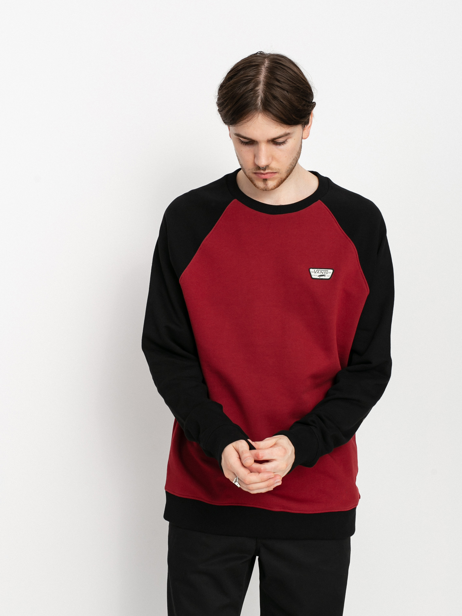 Bluza Vans Rutland III (pomegranate/black)