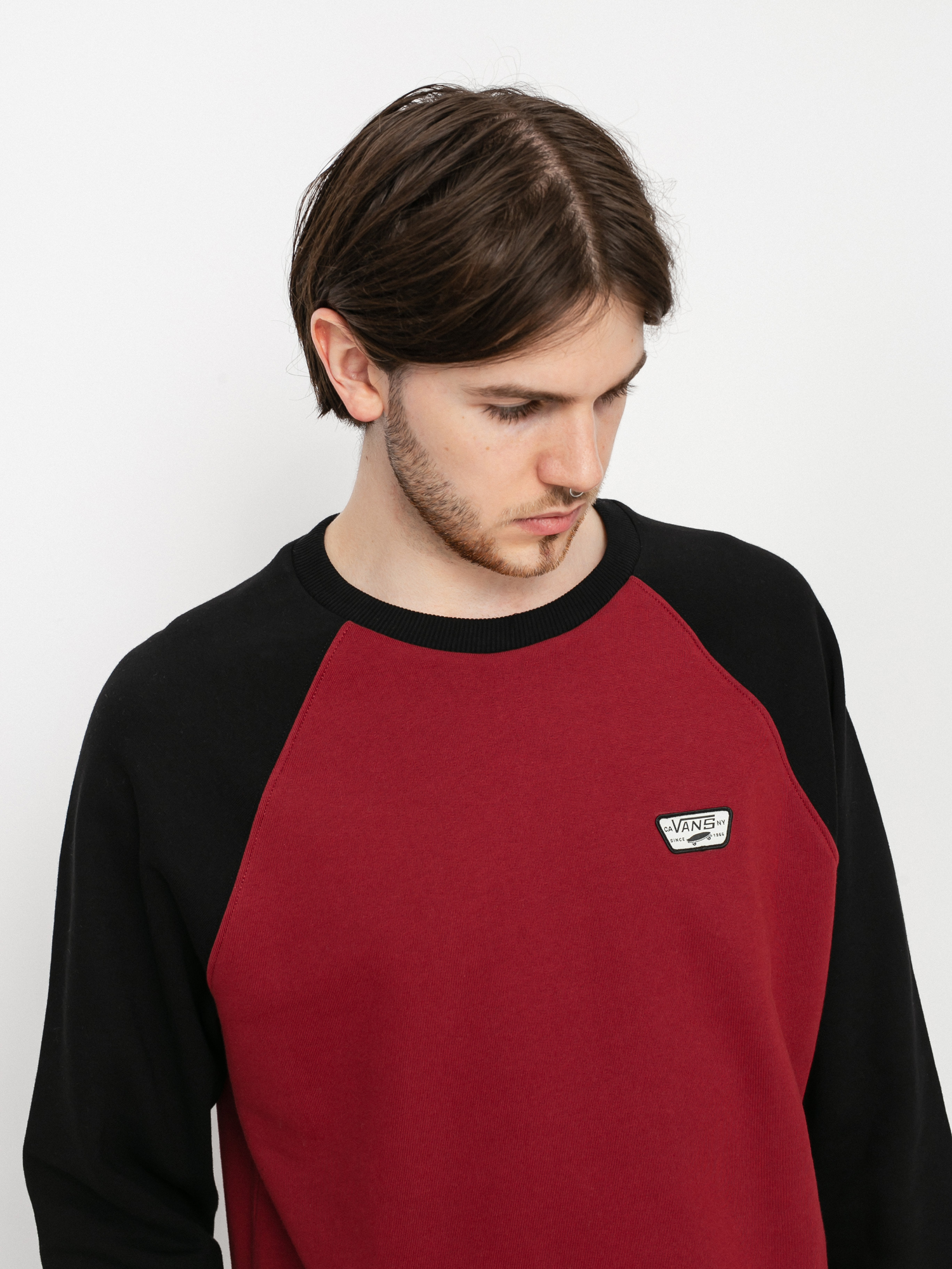 Bluza Vans Rutland III (pomegranate/black)