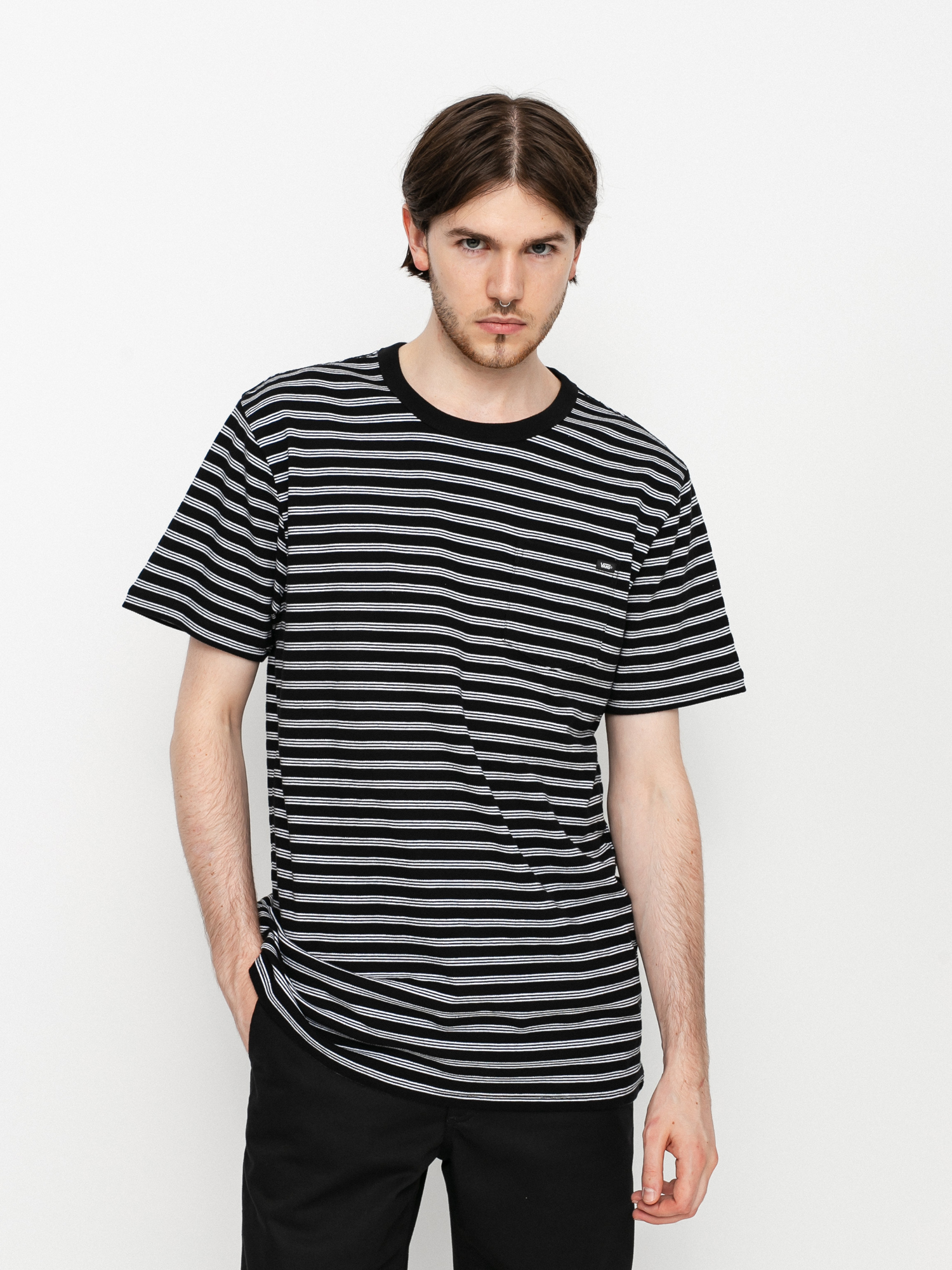 T-shirt Vans Oakden Stripe (black/white)