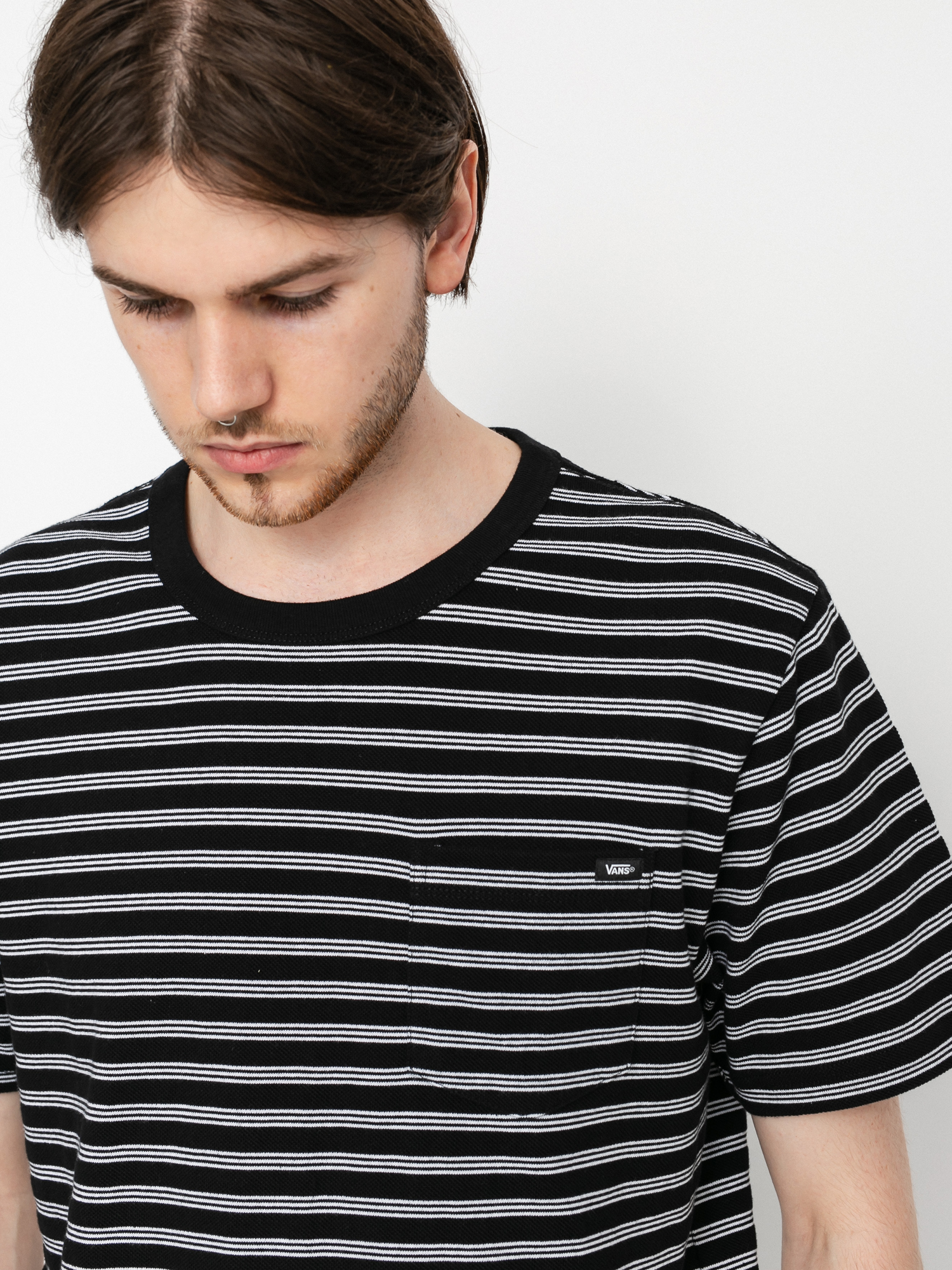 T-shirt Vans Oakden Stripe (black/white)