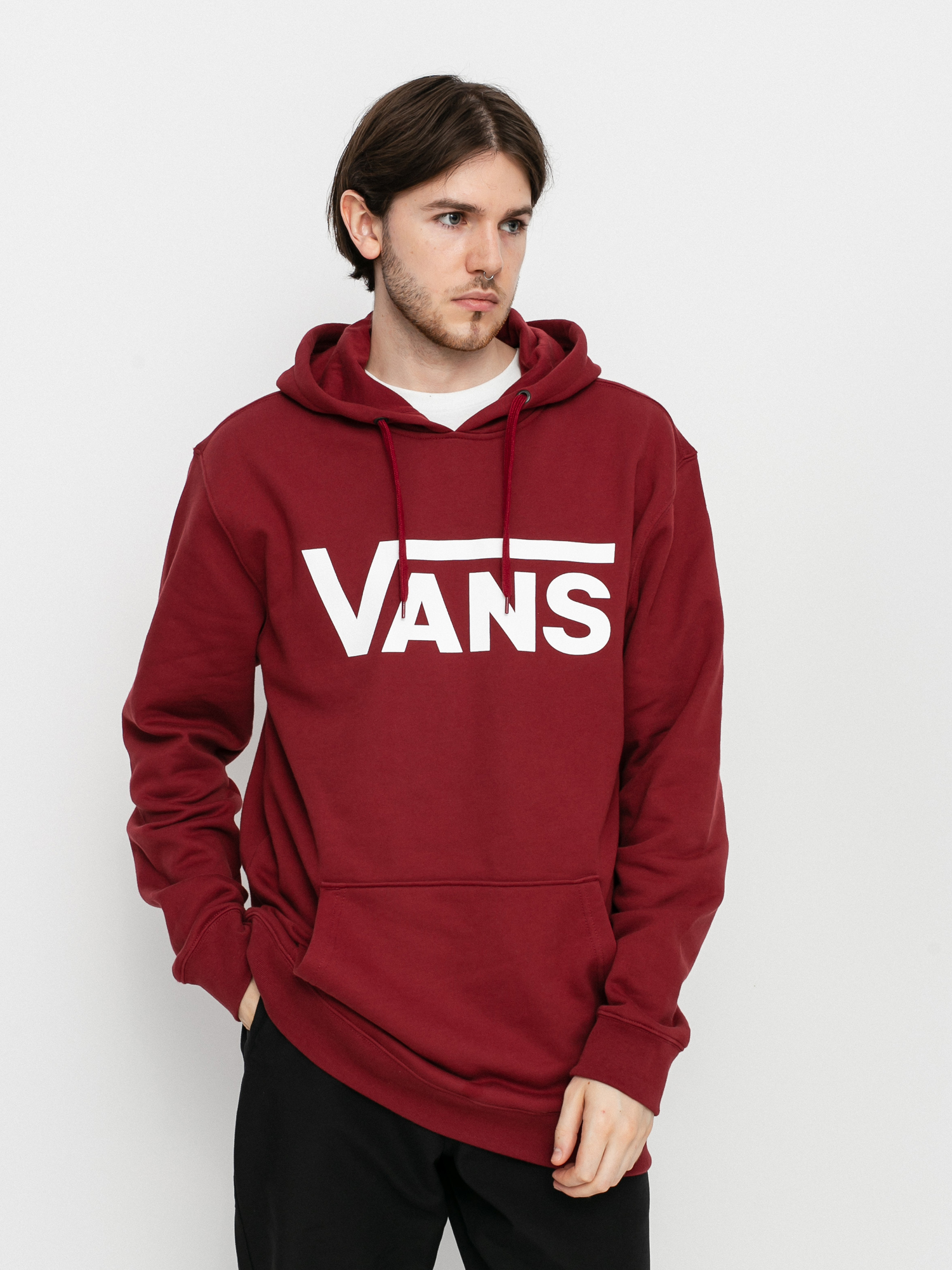 Bluza z kapturem Vans Classic II HD (pomegranate)