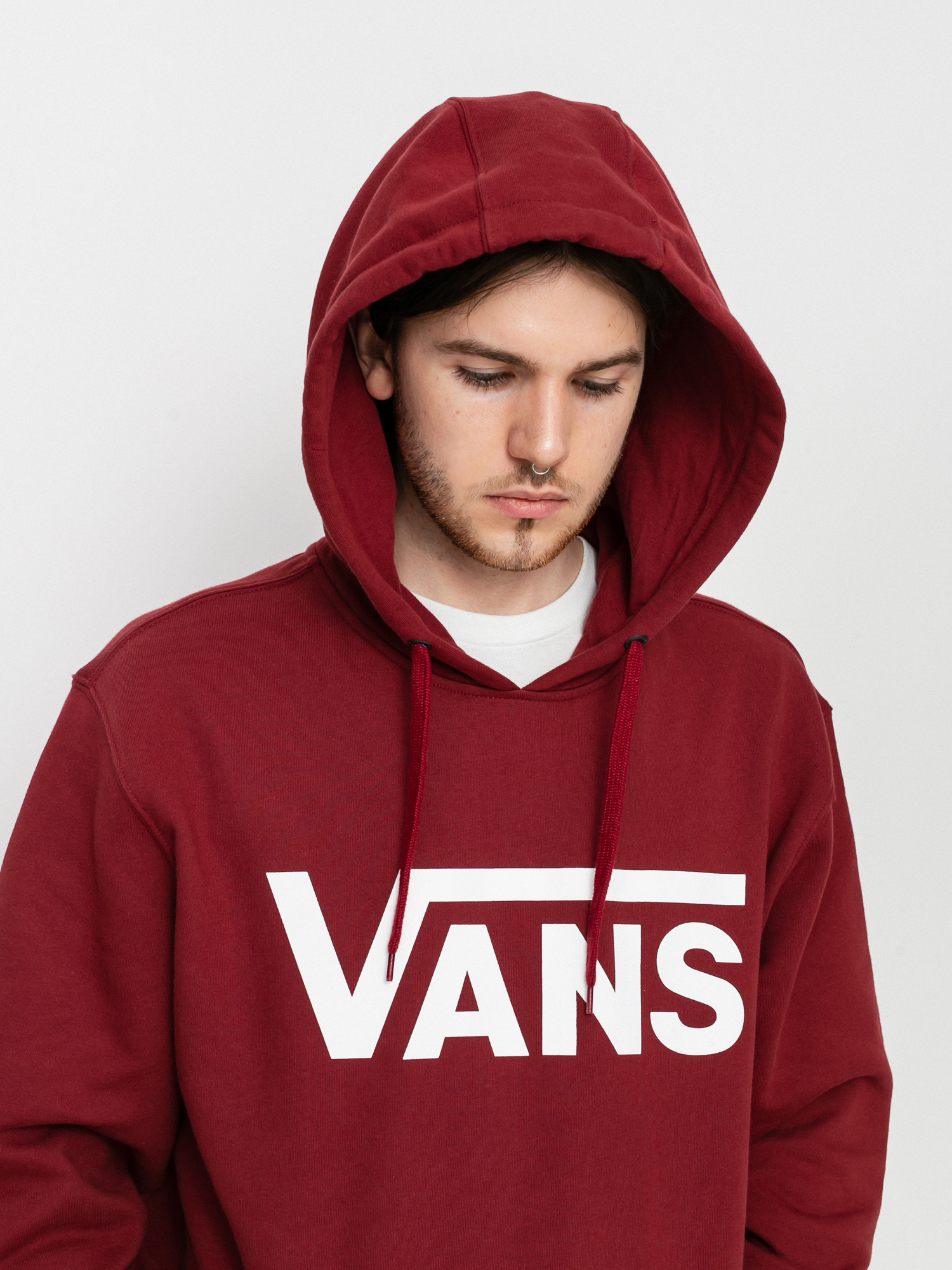 Bluza z kapturem Vans Classic II HD (pomegranate)