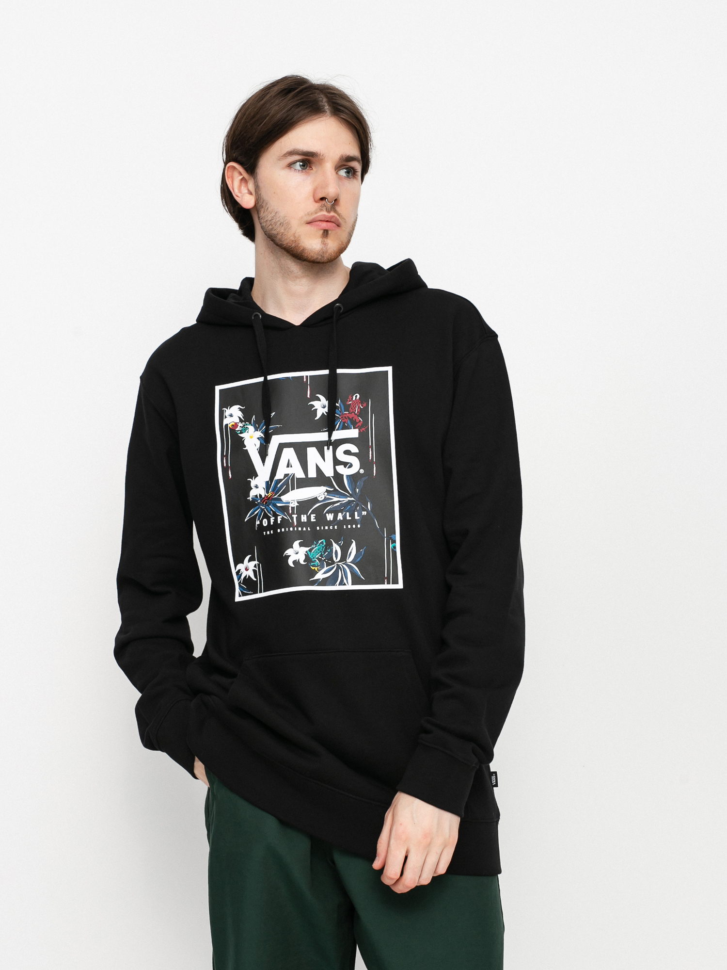 Bluza z kapturem Vans Dart Floral HD (black)