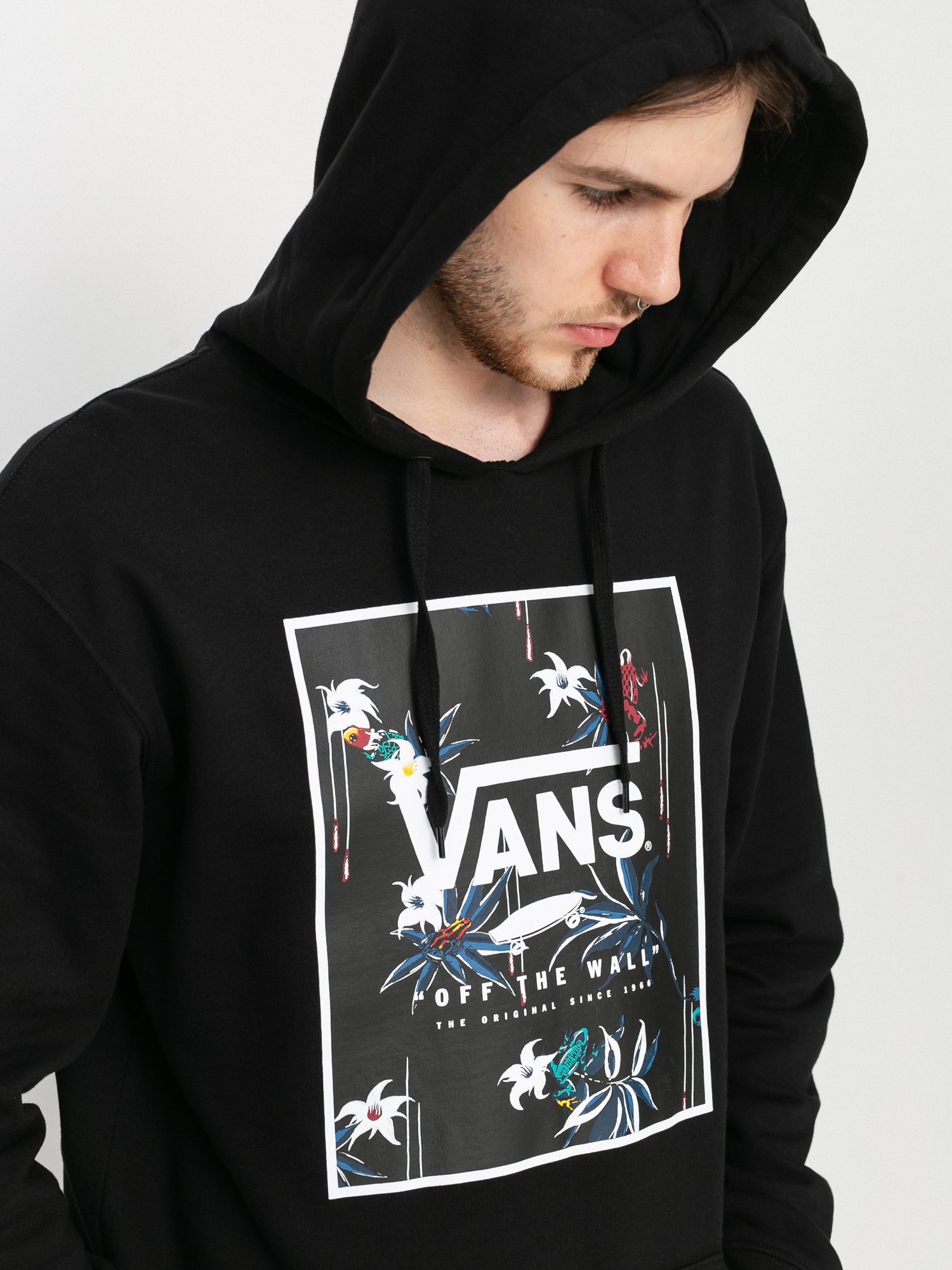 Bluza z kapturem Vans Dart Floral HD (black)