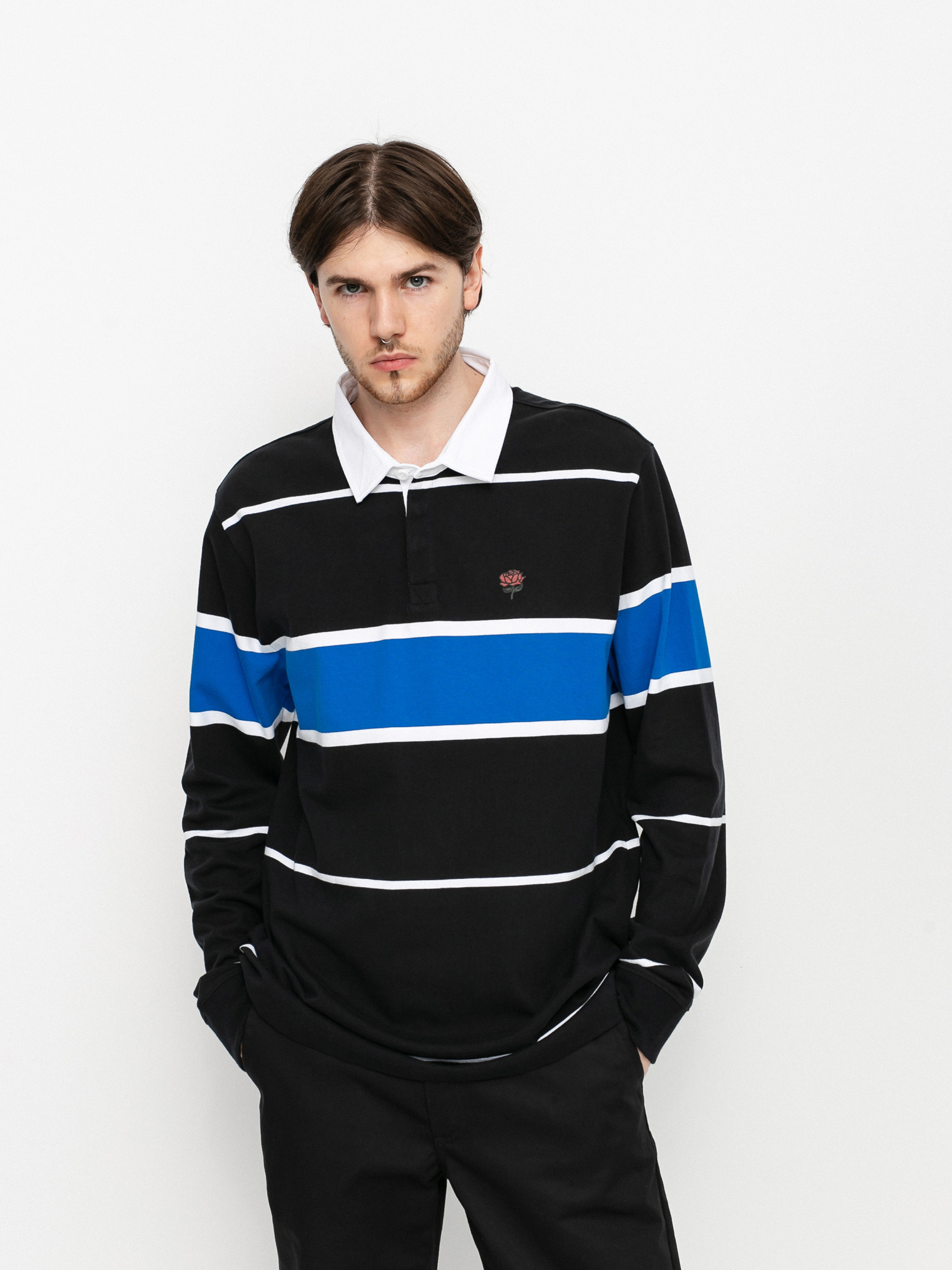 Longsleeve Vans 66 Champs Rugby (black)