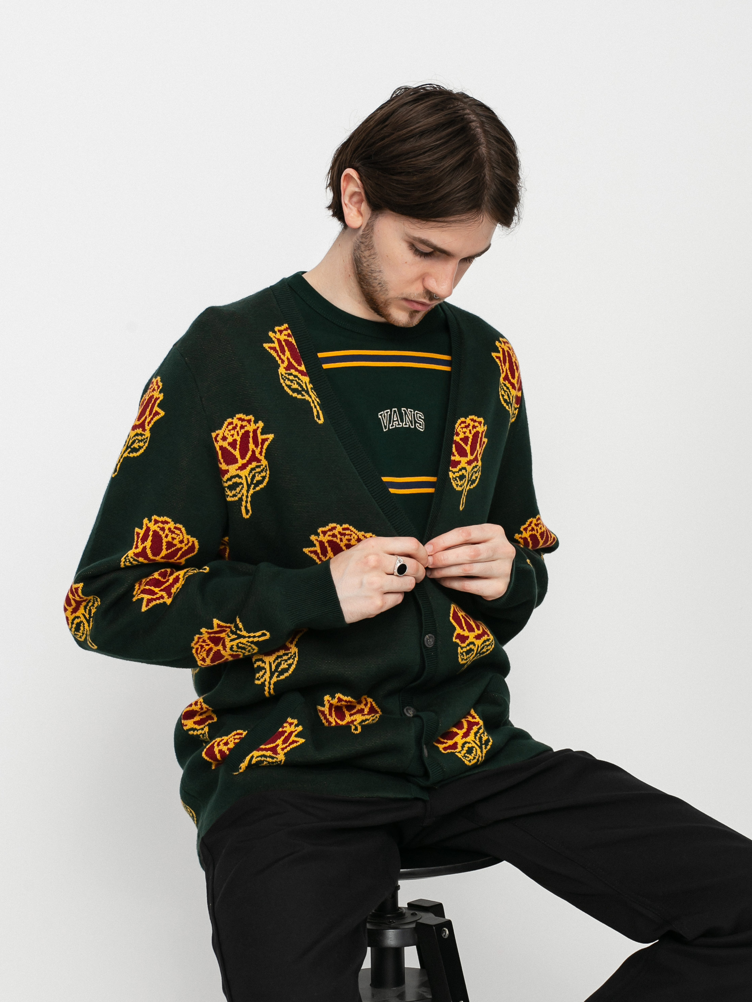 Sweter Vans 66 Champs Cardigan (scarab)