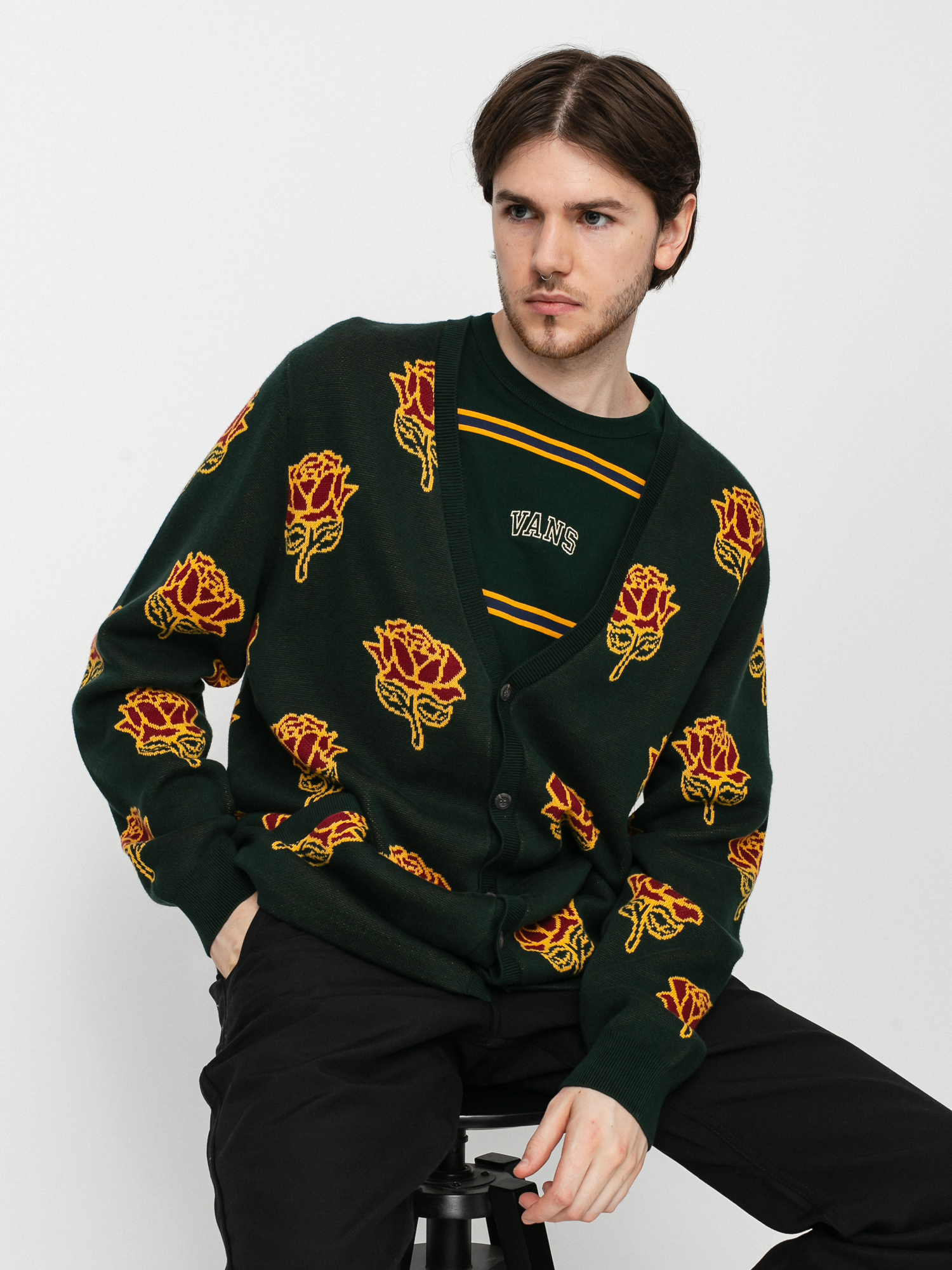 Sweter Vans 66 Champs Cardigan (scarab)