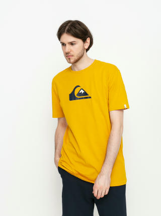 T-shirt Quiksilver Comp Logo (nugget gold)