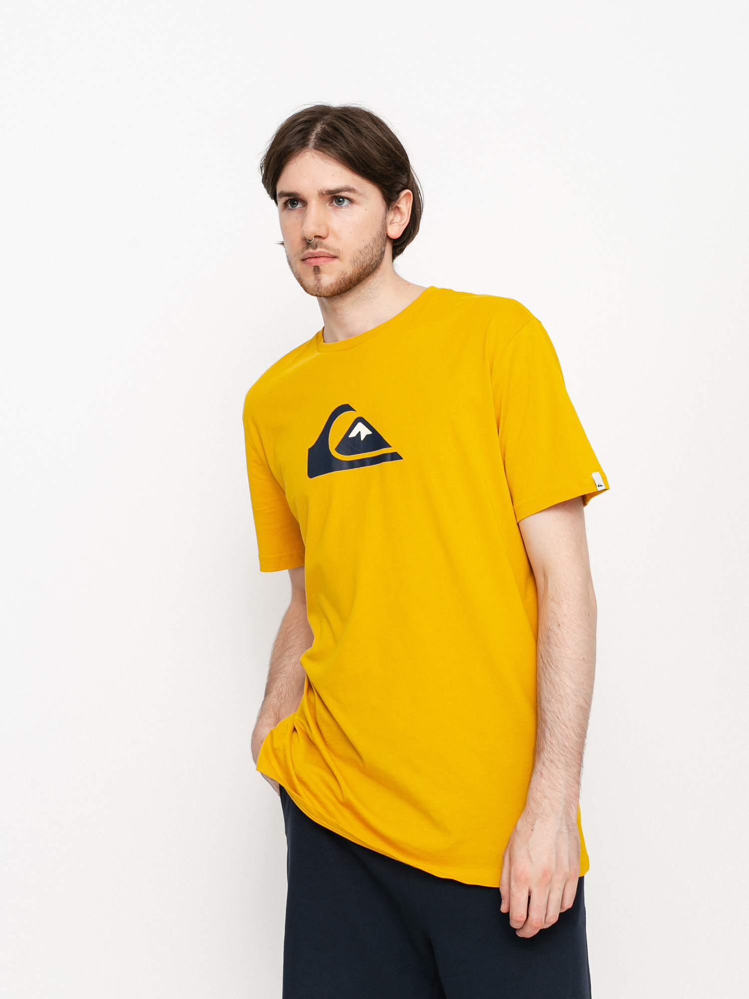 T-shirt Quiksilver Comp Logo (nugget gold)