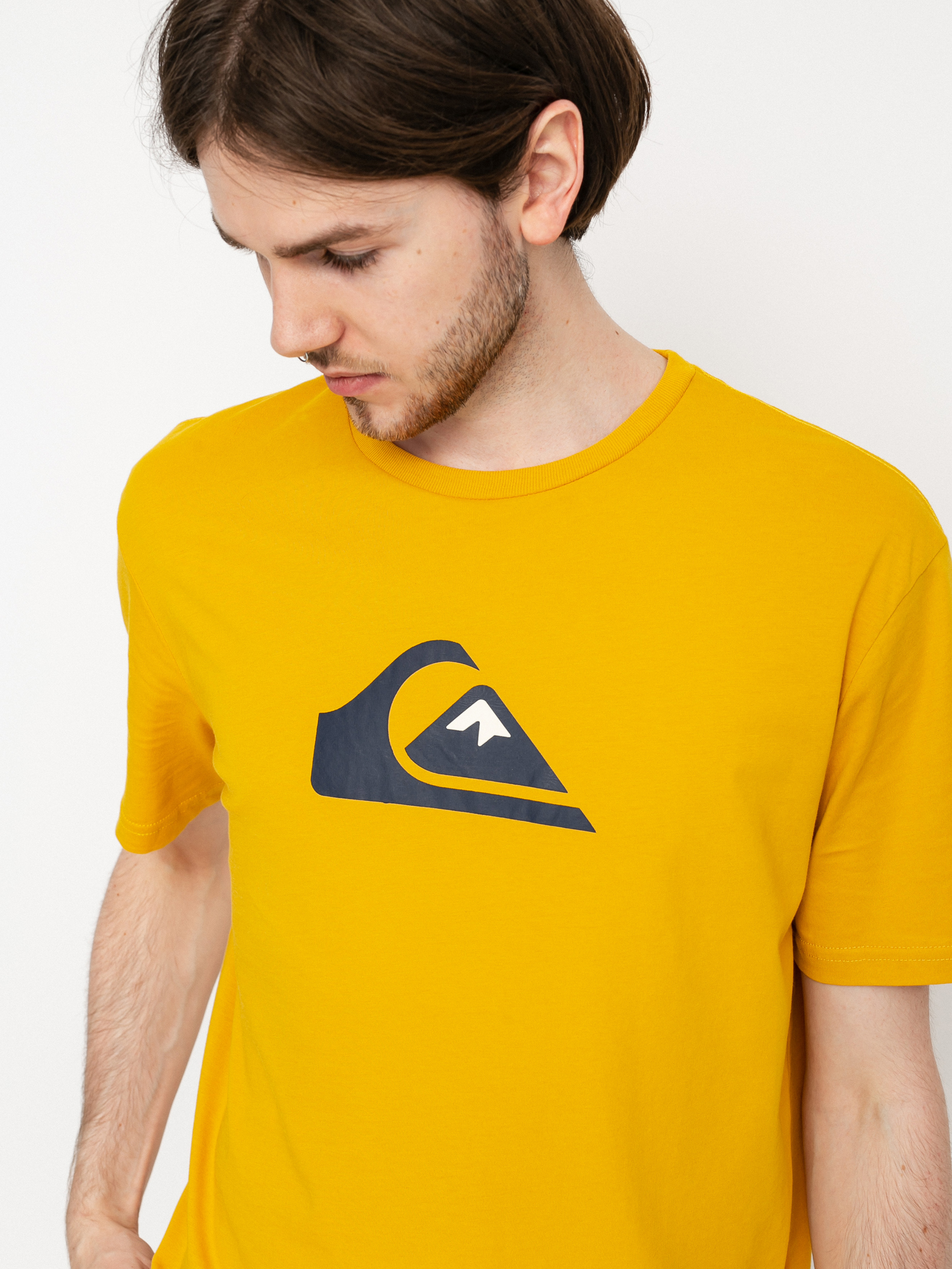 T-shirt Quiksilver Comp Logo (nugget gold)