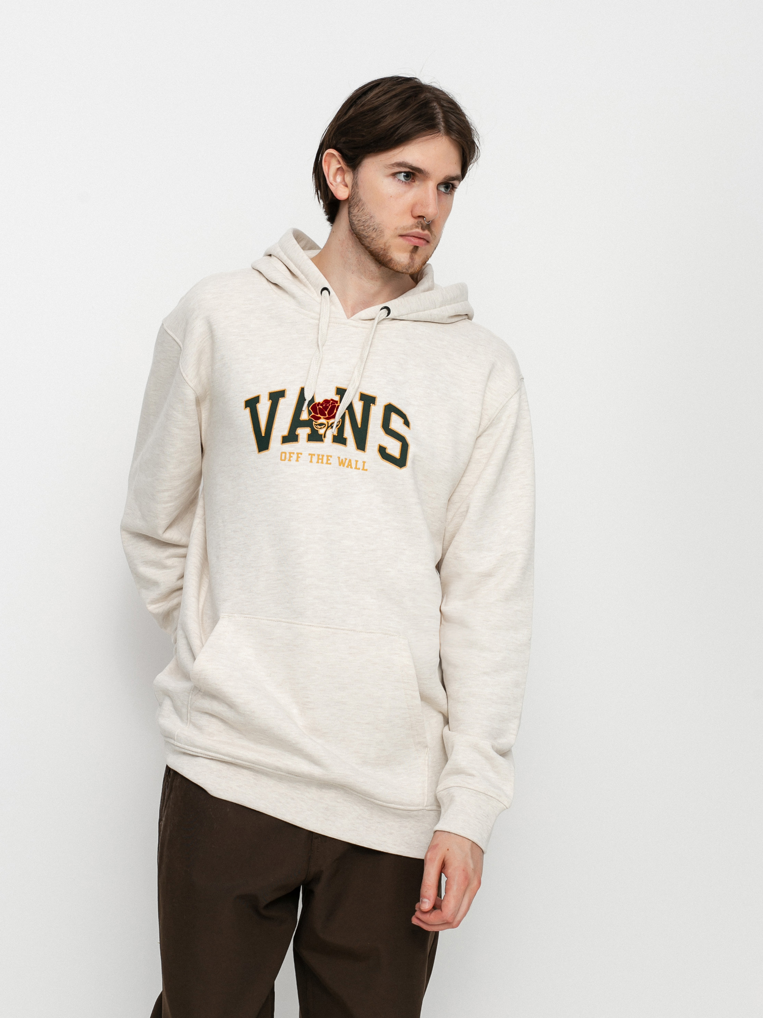 Bluza z kapturem Vans 66 Champs HD (oatmeal heather)