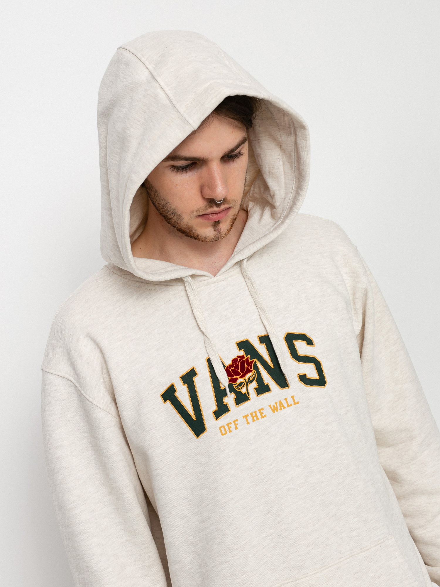 Bluza z kapturem Vans 66 Champs HD (oatmeal heather)