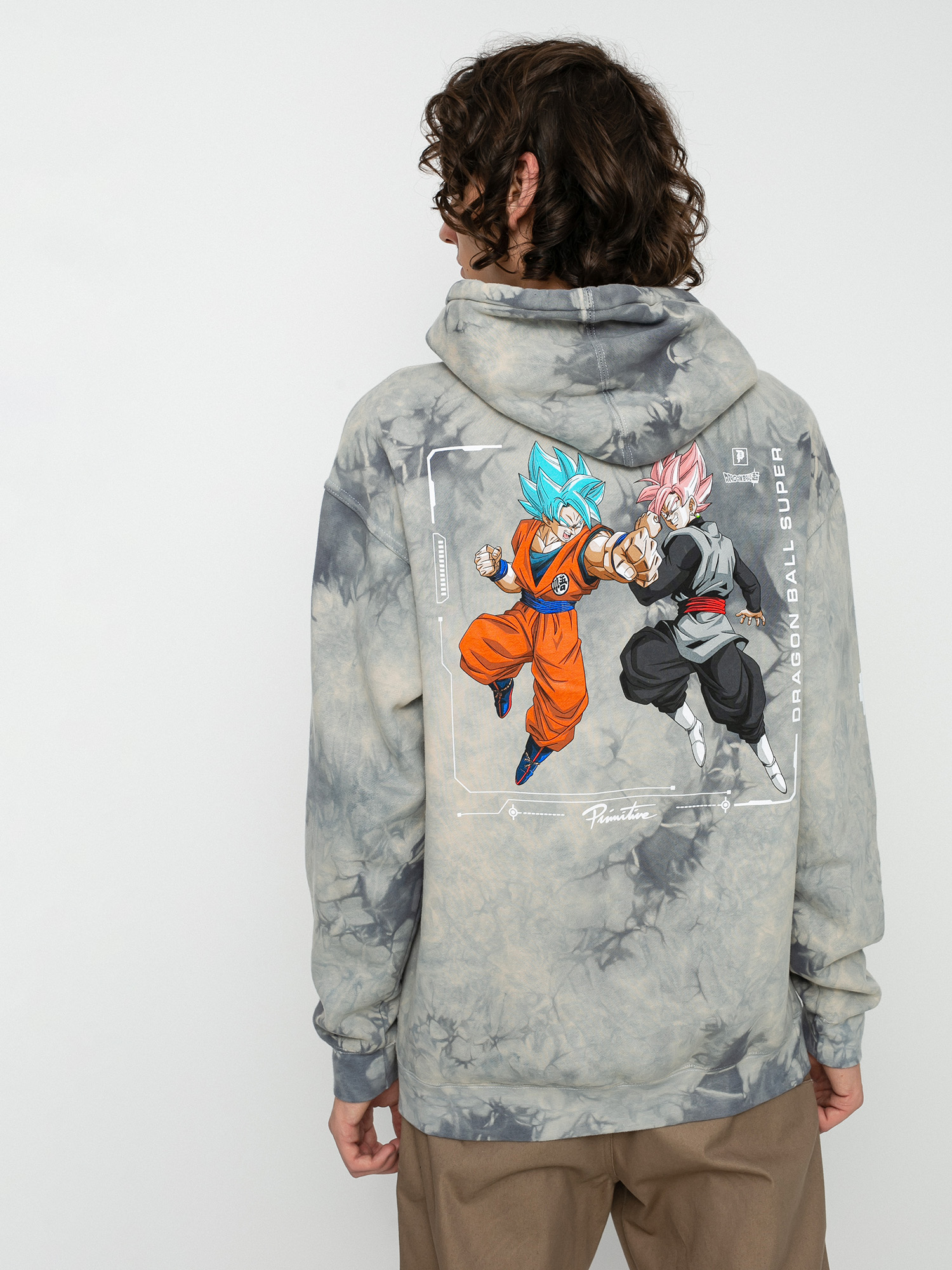 Bluza z kapturem Primitive Goku Versus Washed HD (navy)