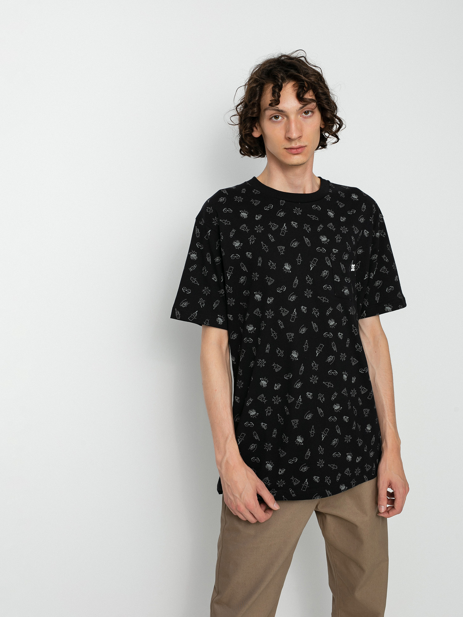 T-shirt DC Wes Kremer All Over Pocket Hss (black)