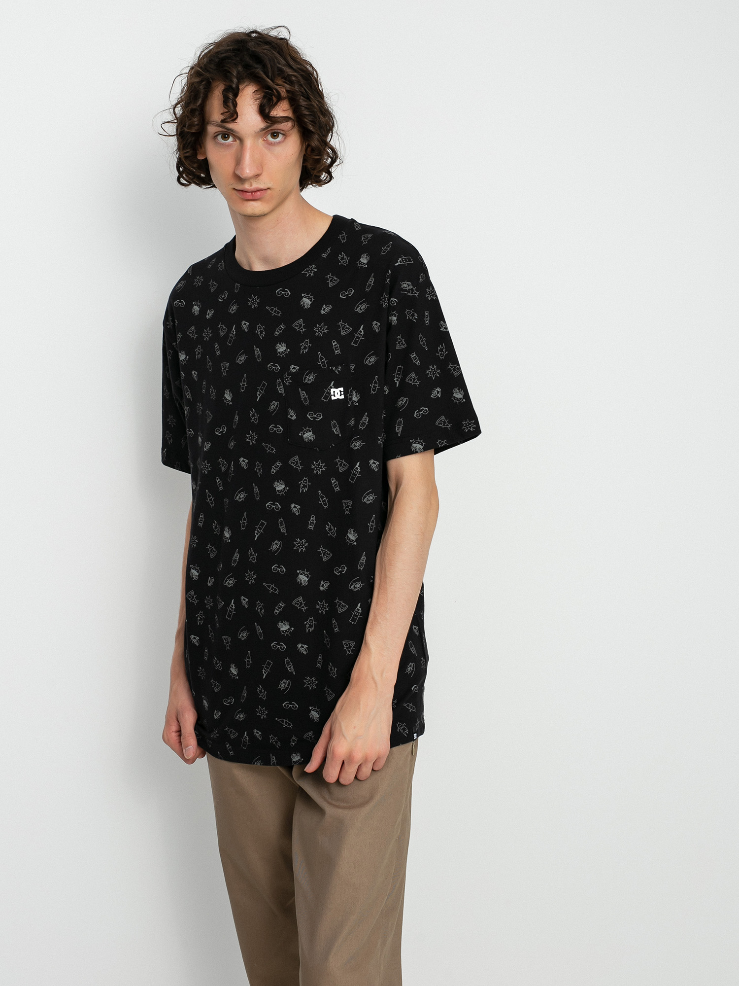 T-shirt DC Wes Kremer All Over Pocket Hss (black)