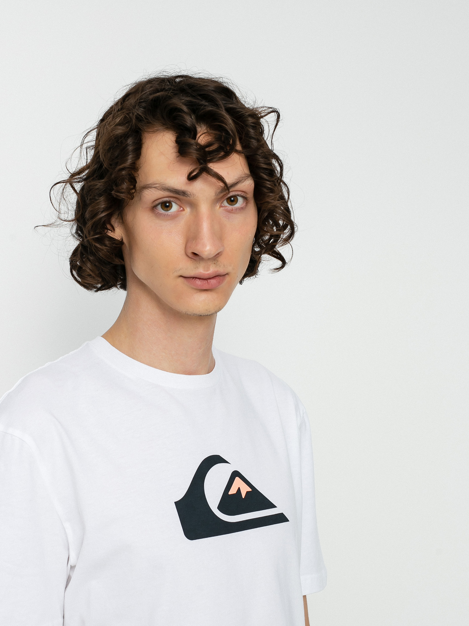 T-shirt Quiksilver Comp Logo (white)