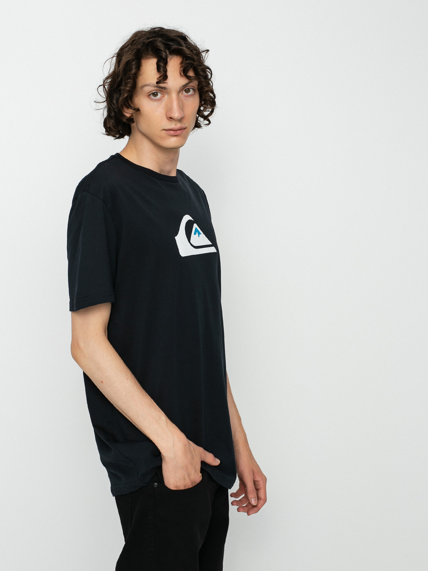 T-shirt Quiksilver Comp Logo (black)