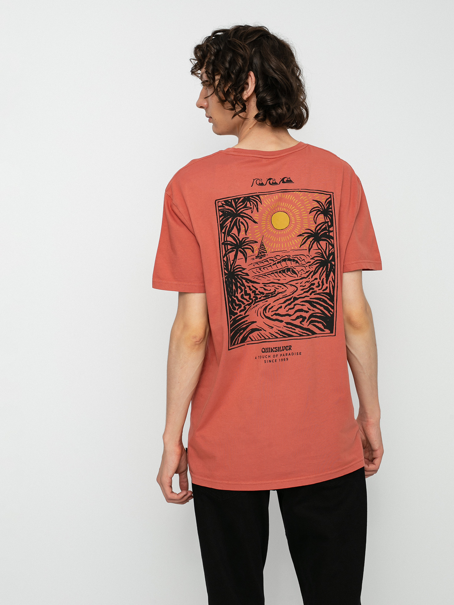 T-shirt Quiksilver Silent Dusk (cinnamon)