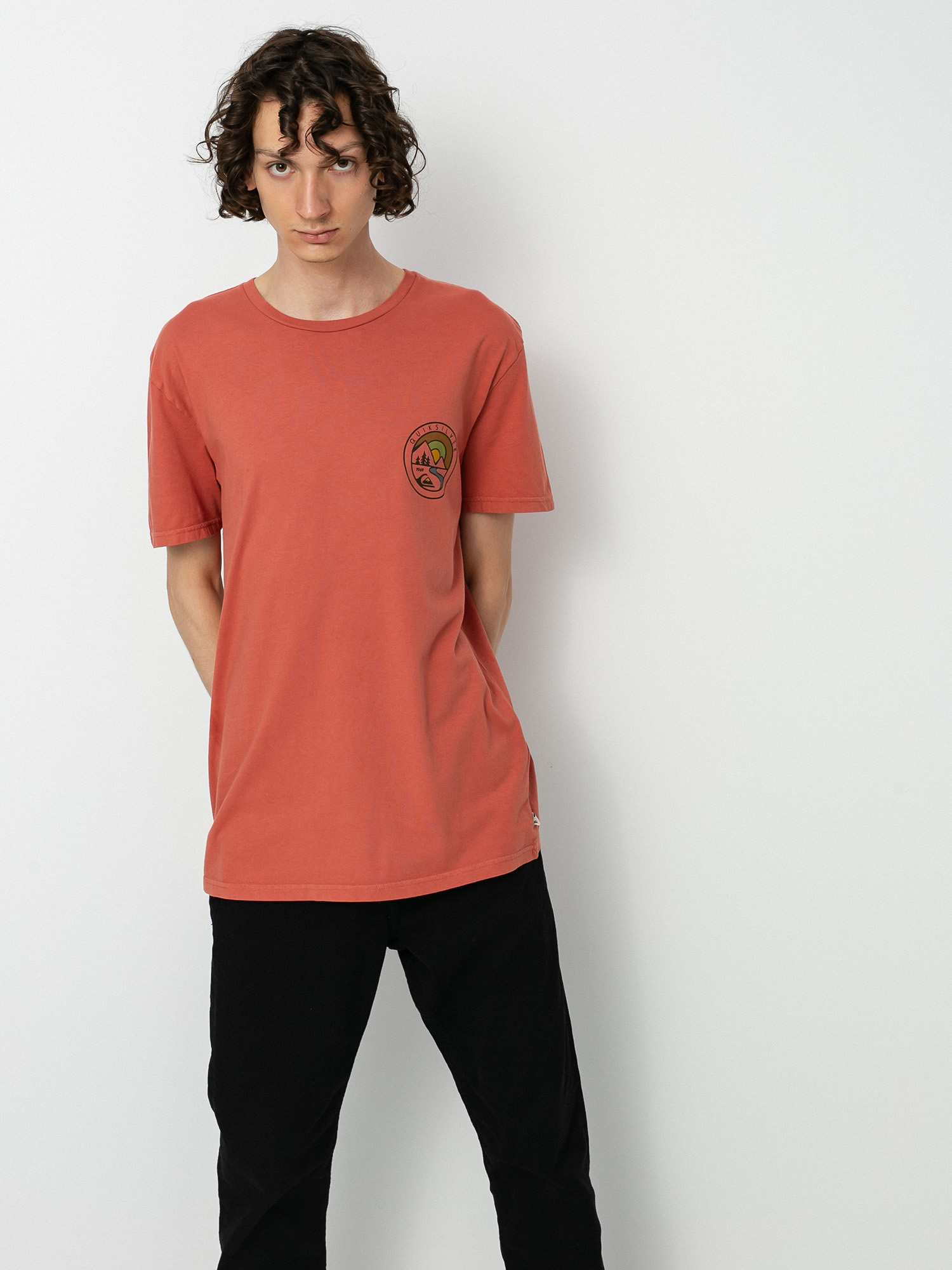 T-shirt Quiksilver Mountain View (cinnamon)