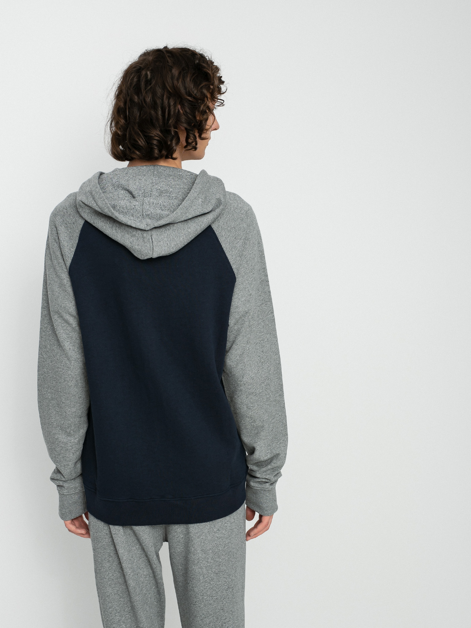 Bluza z kapturem Quiksilver Essentials Screen Raglan ZHD (navy blazer)