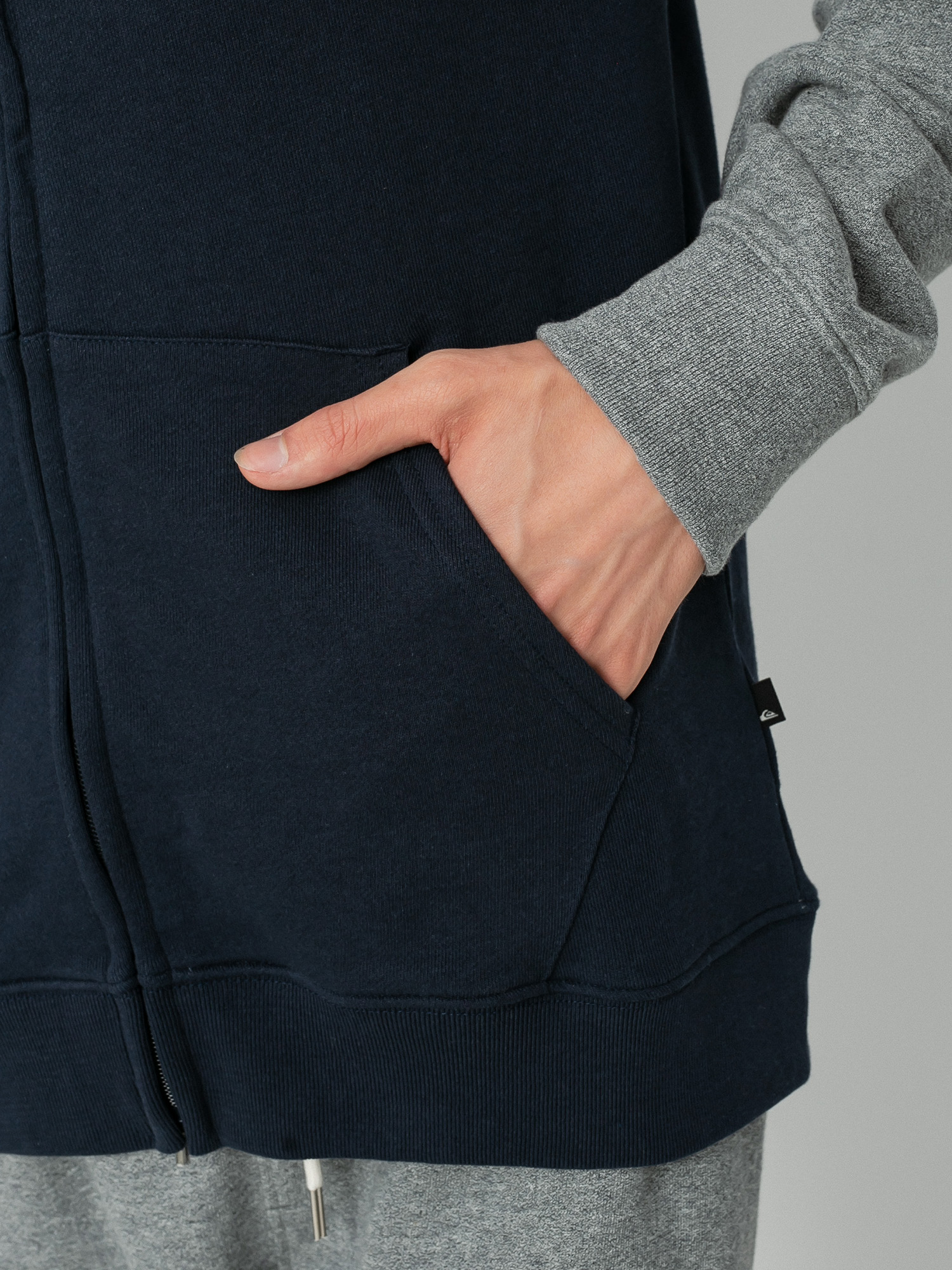 Bluza z kapturem Quiksilver Essentials Screen Raglan ZHD (navy blazer)