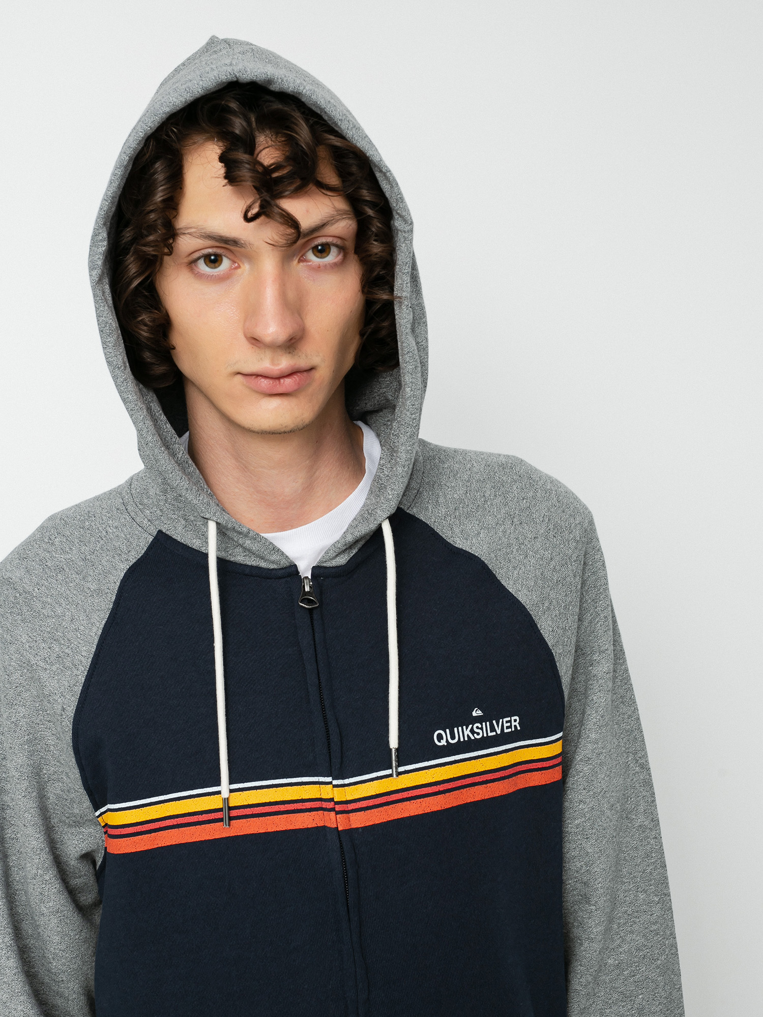 Bluza z kapturem Quiksilver Essentials Screen Raglan ZHD (navy blazer)