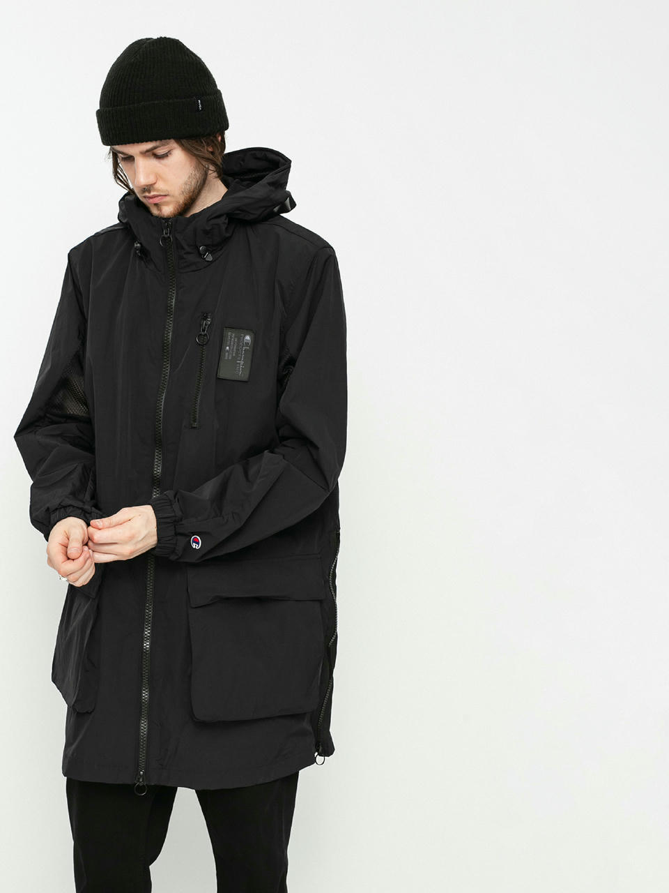 Kurtka Champion Hooded Jacket 214524 (nbk)