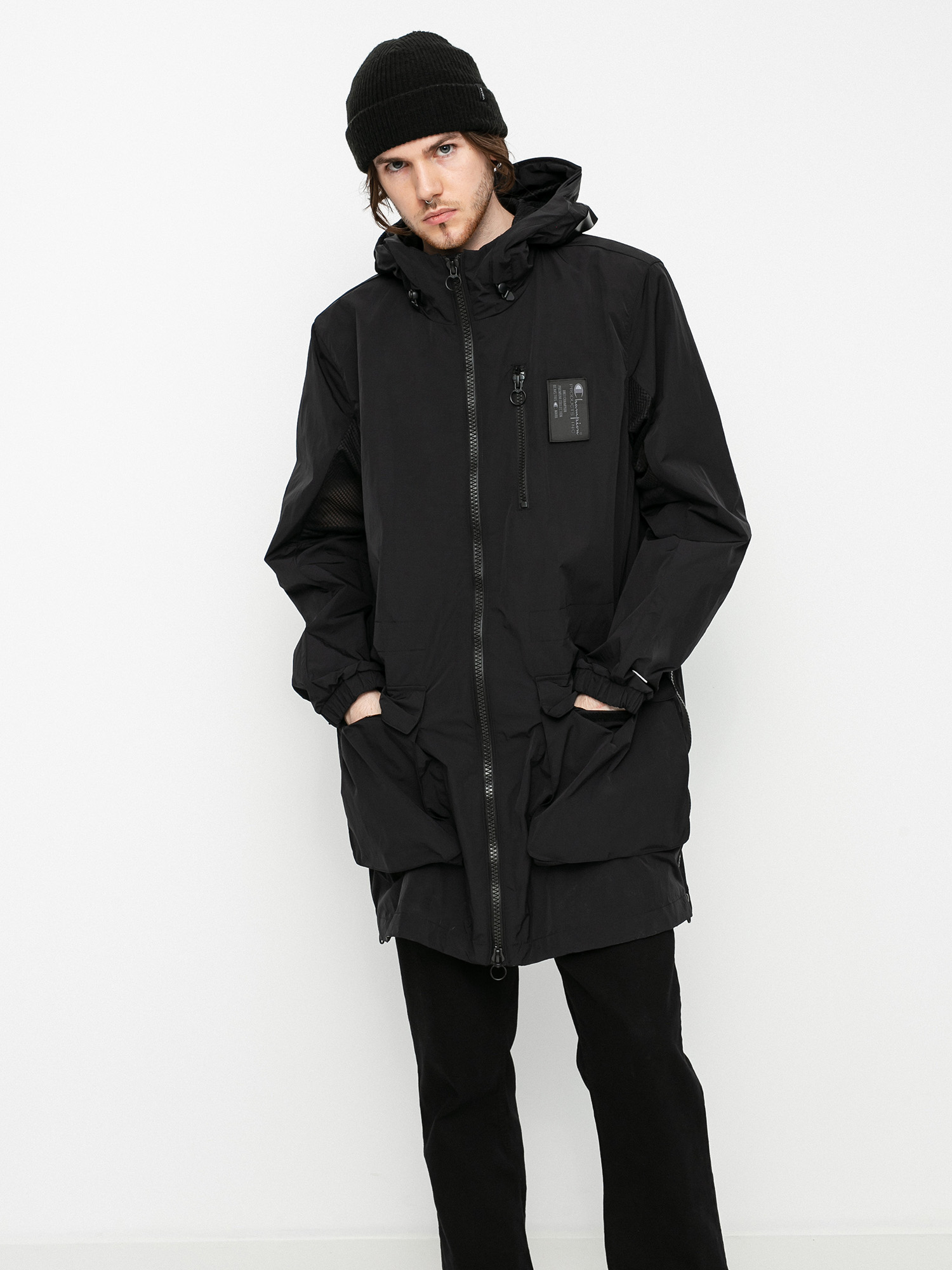 Kurtka Champion Hooded Jacket 214524 (nbk)