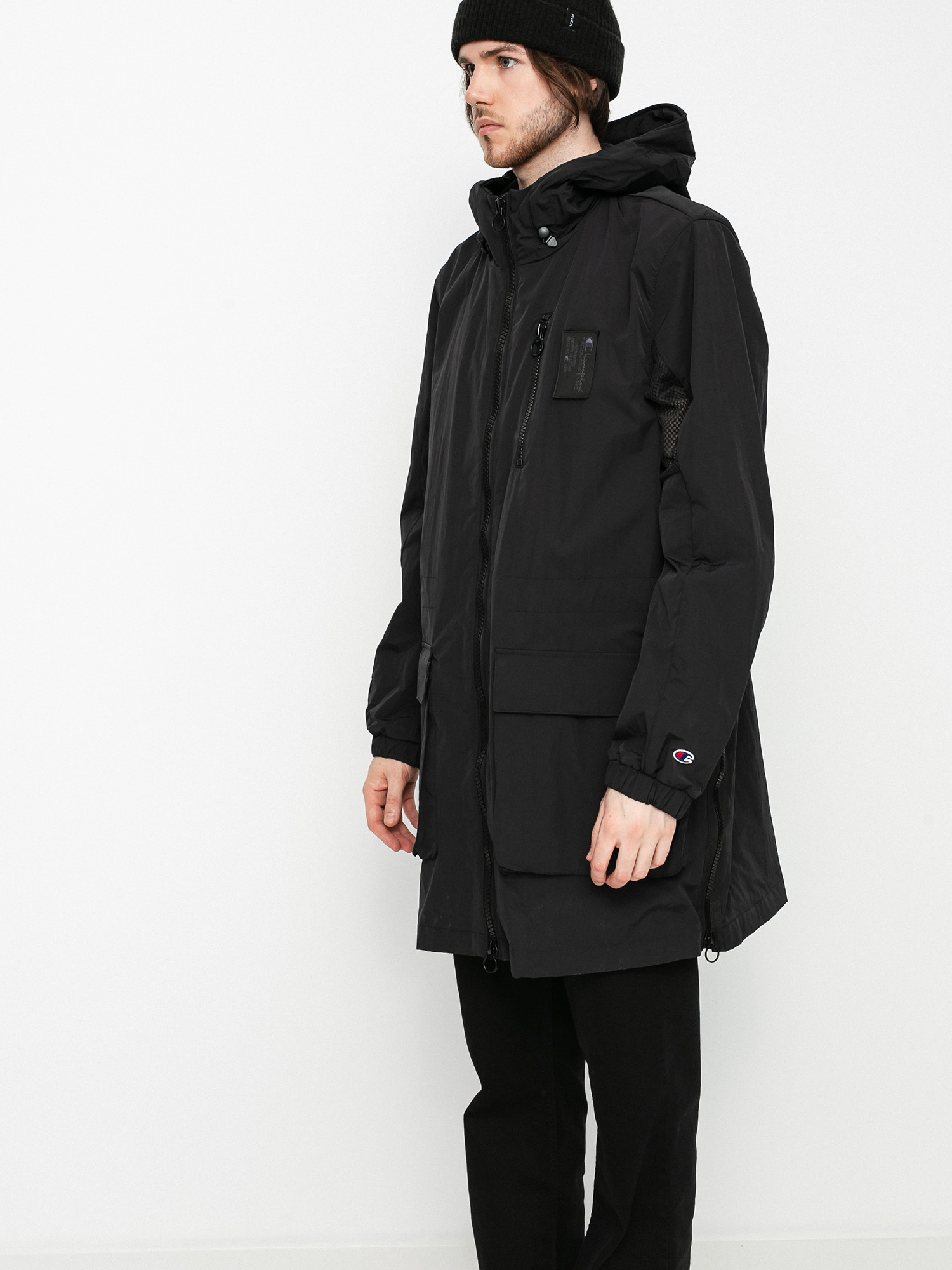 Kurtka Champion Hooded Jacket 214524 (nbk)