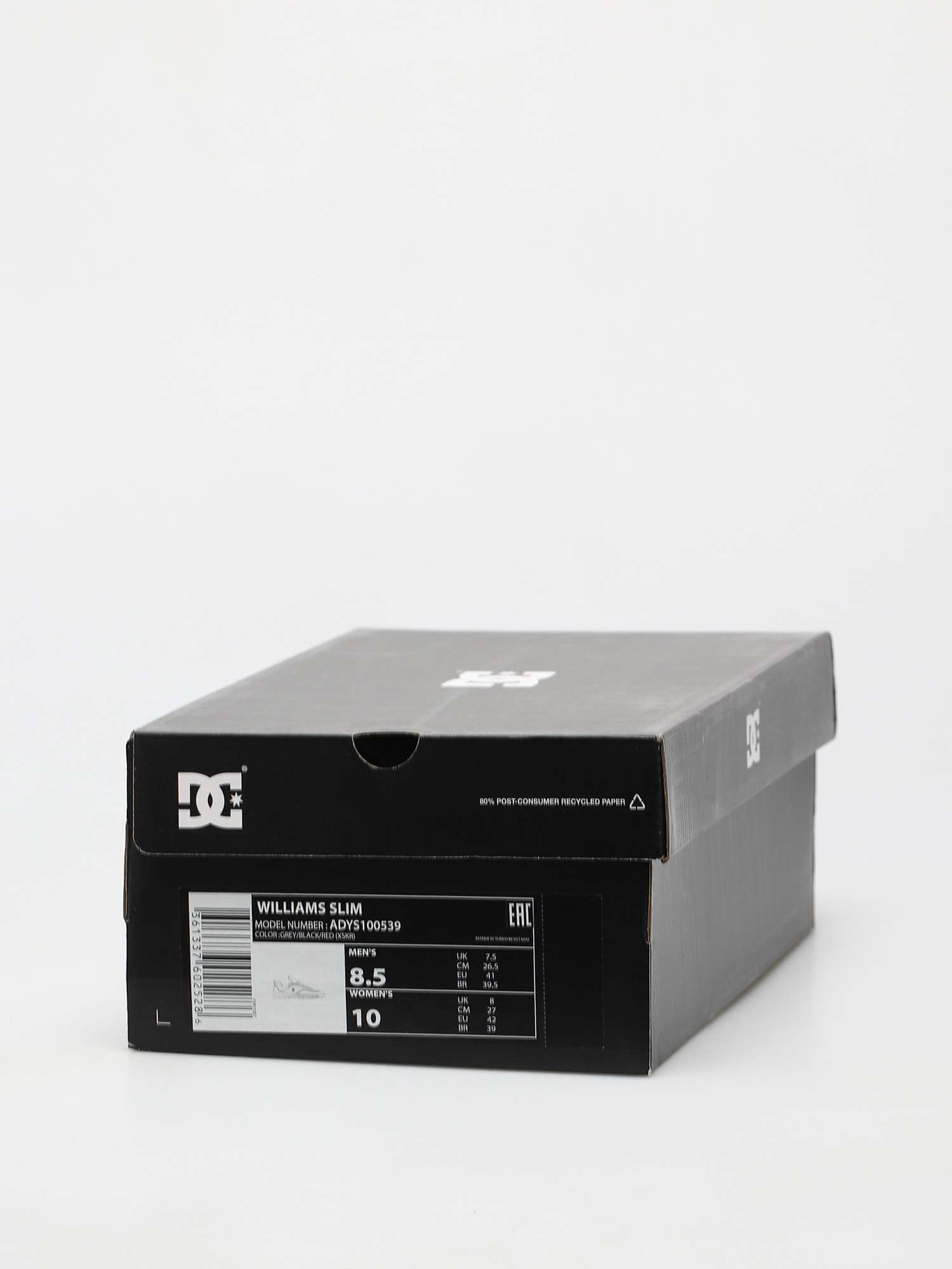 Buty DC Williams Slim (grey/black/red)