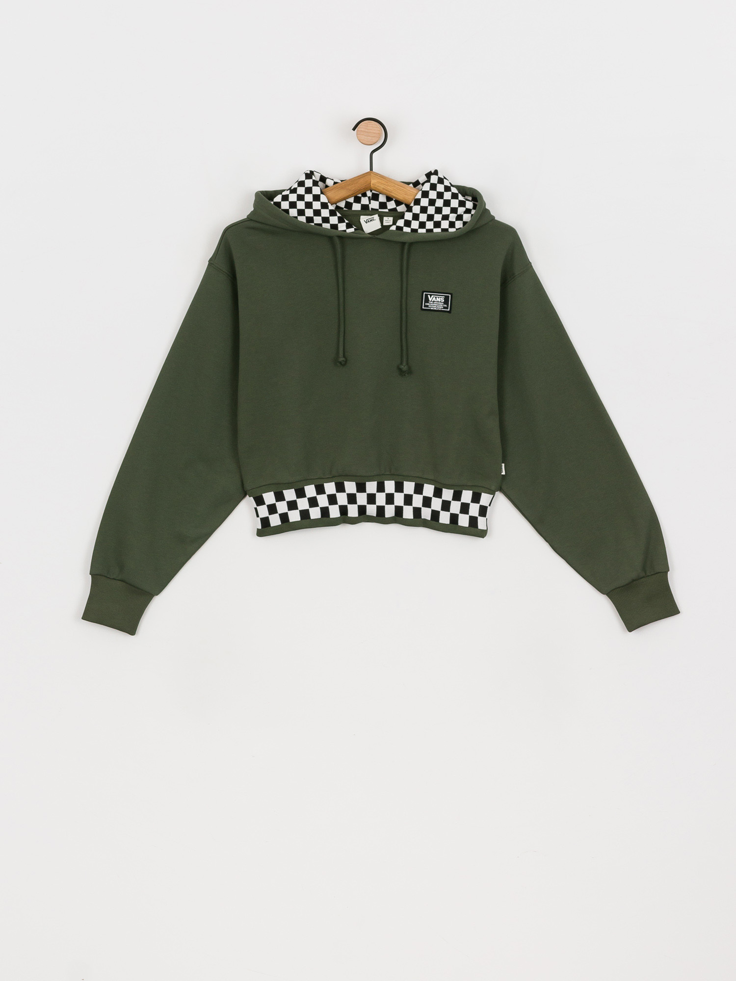 Bluza z kapturem Vans Boom Boom 66 HD Wmn (thyme)