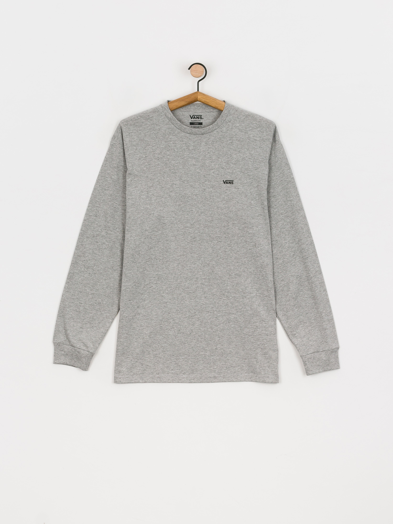 Longsleeve Vans Left Chest Hit (athletic heather/black)