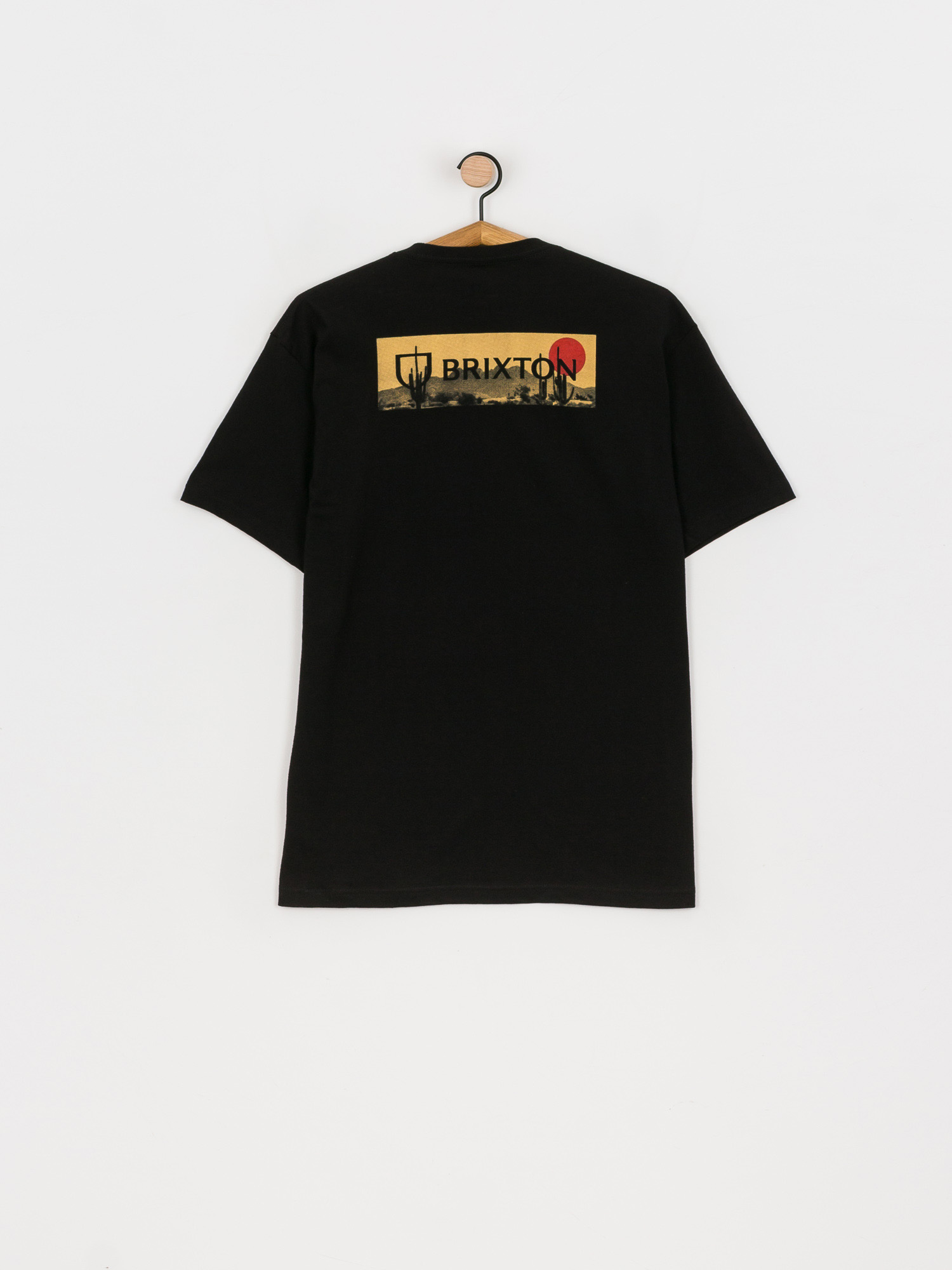 T-shirt Brixton Alpha Block (black/blonde)