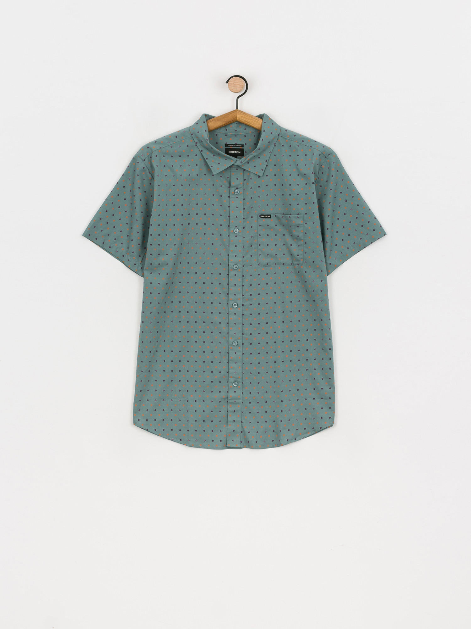 Koszula Brixton Charter Print (ocean)