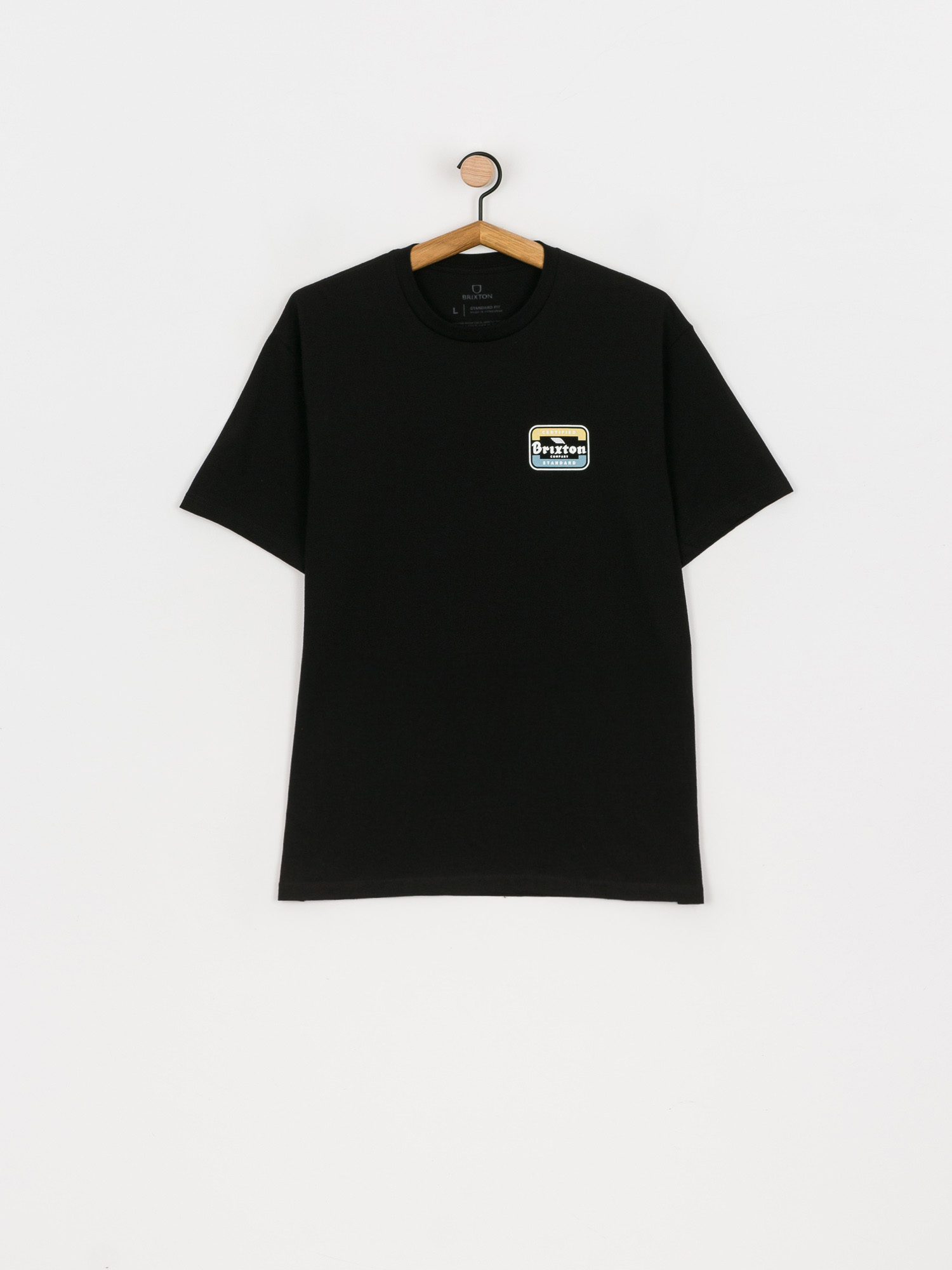 T-shirt Brixton Quill (black/blue)
