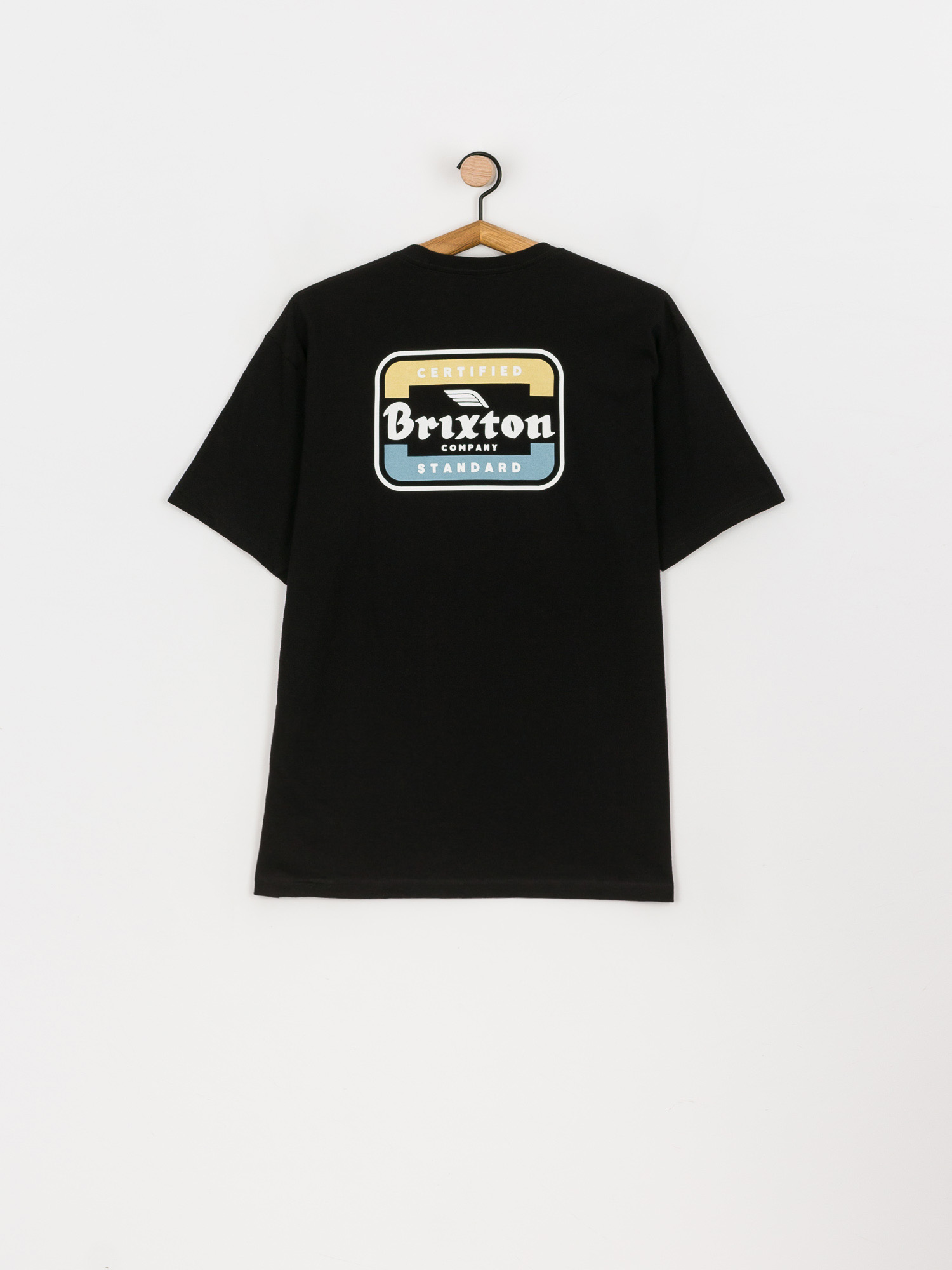 T-shirt Brixton Quill (black/blue)