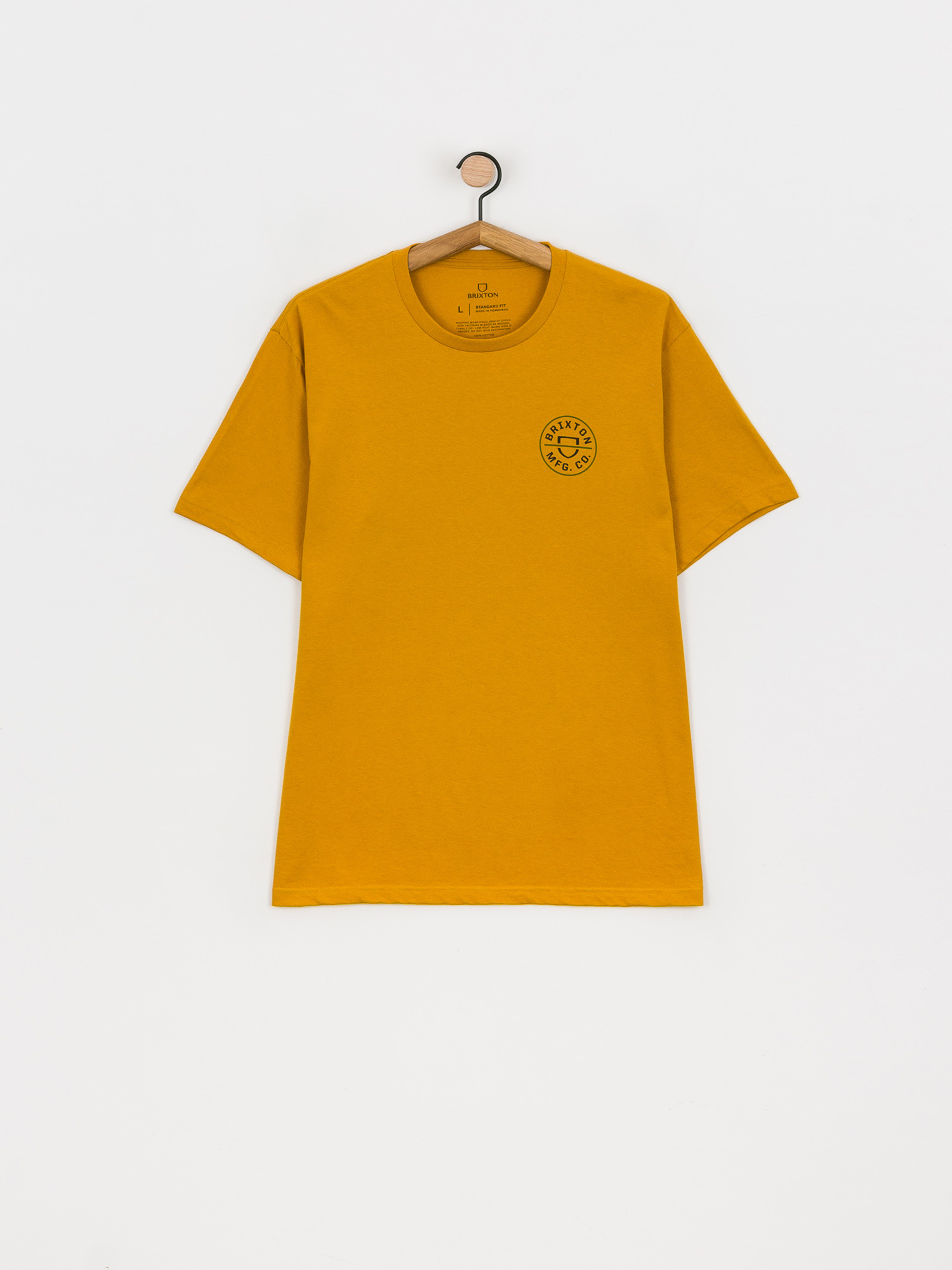 T-shirt Brixton Crest II (antique gold/black)