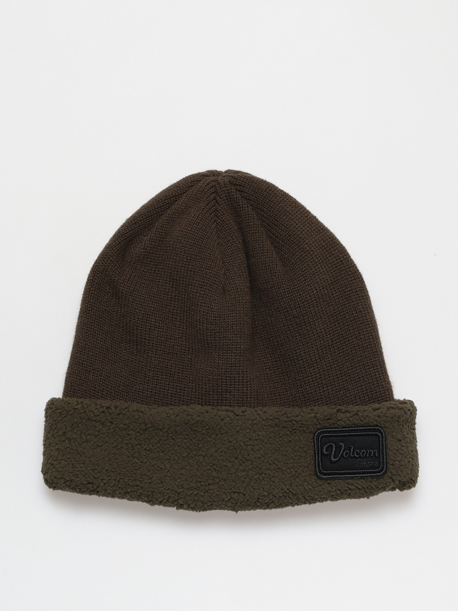Czapka zimowa Volcom Fleece Cuff Beanie (black military)