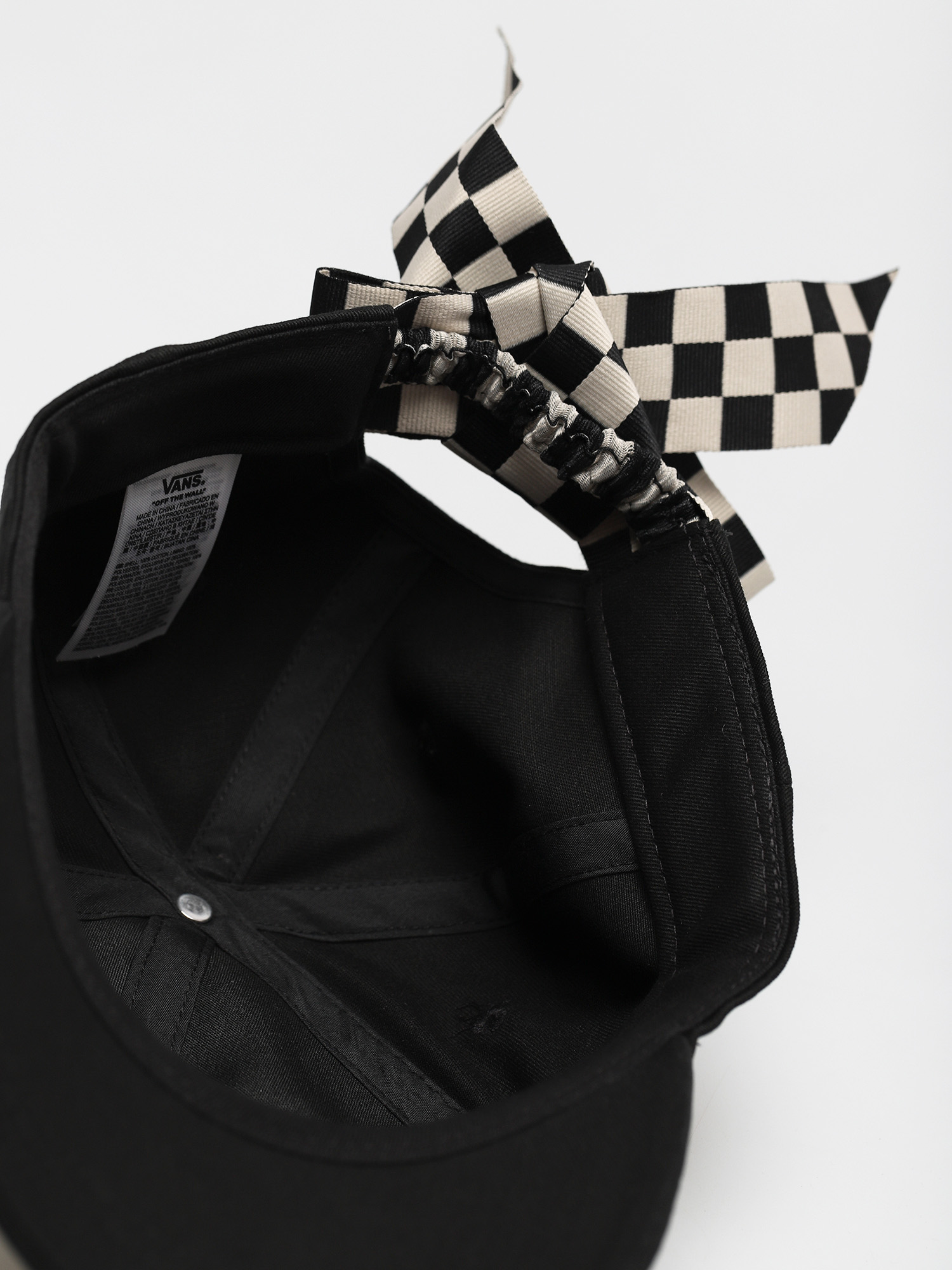 Czapka z daszkiem Vans Bow Back Wmn (black/sandshell)