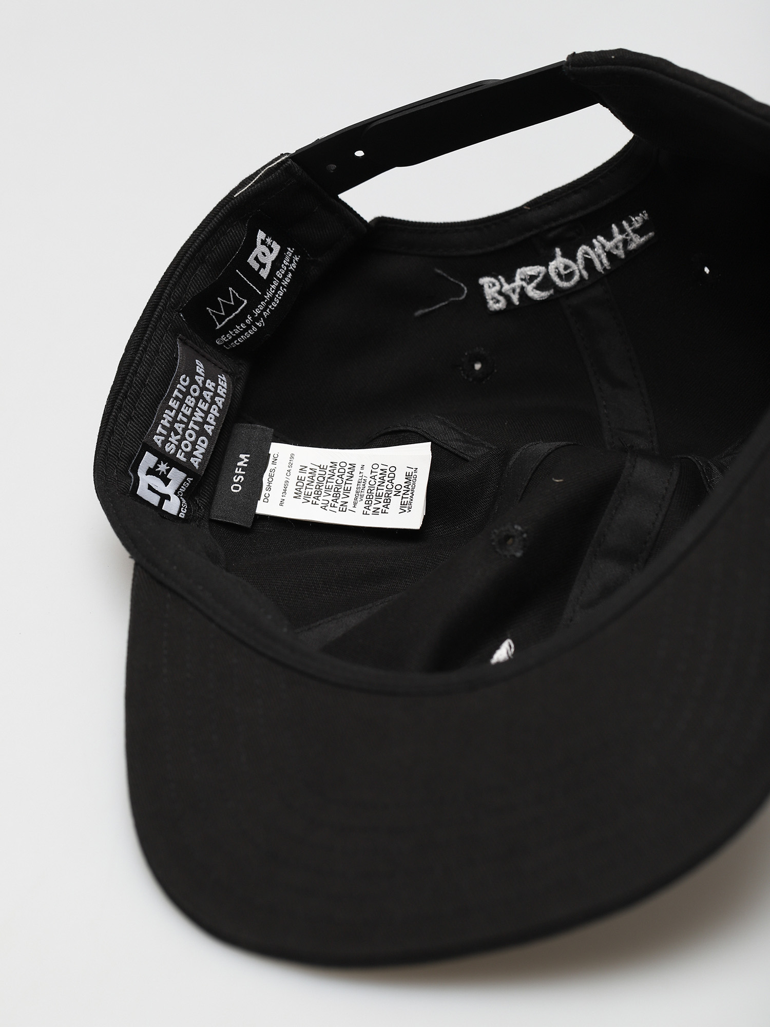 Czapka z daszkiem DC X Basquiat Evil Thoughts (black)