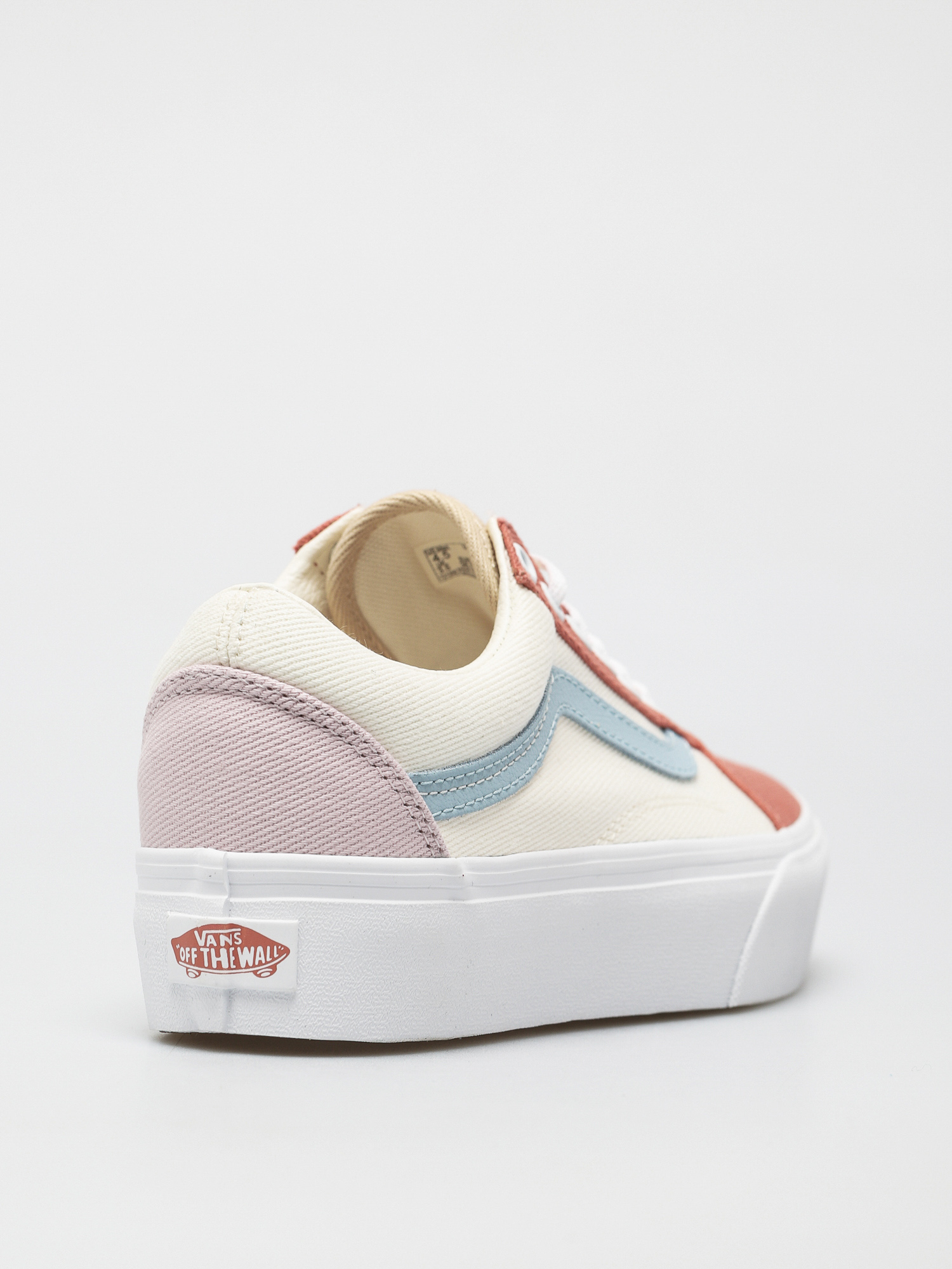 Buty Vans Old Skool Platform (twill/pastel block/trwht)