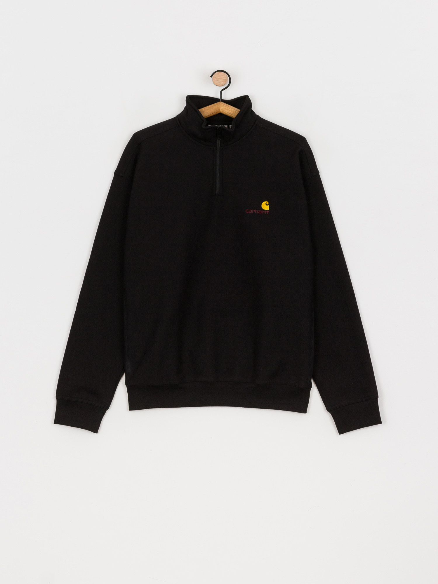 Bluza Carhartt WIP American Script Half Zip (black)