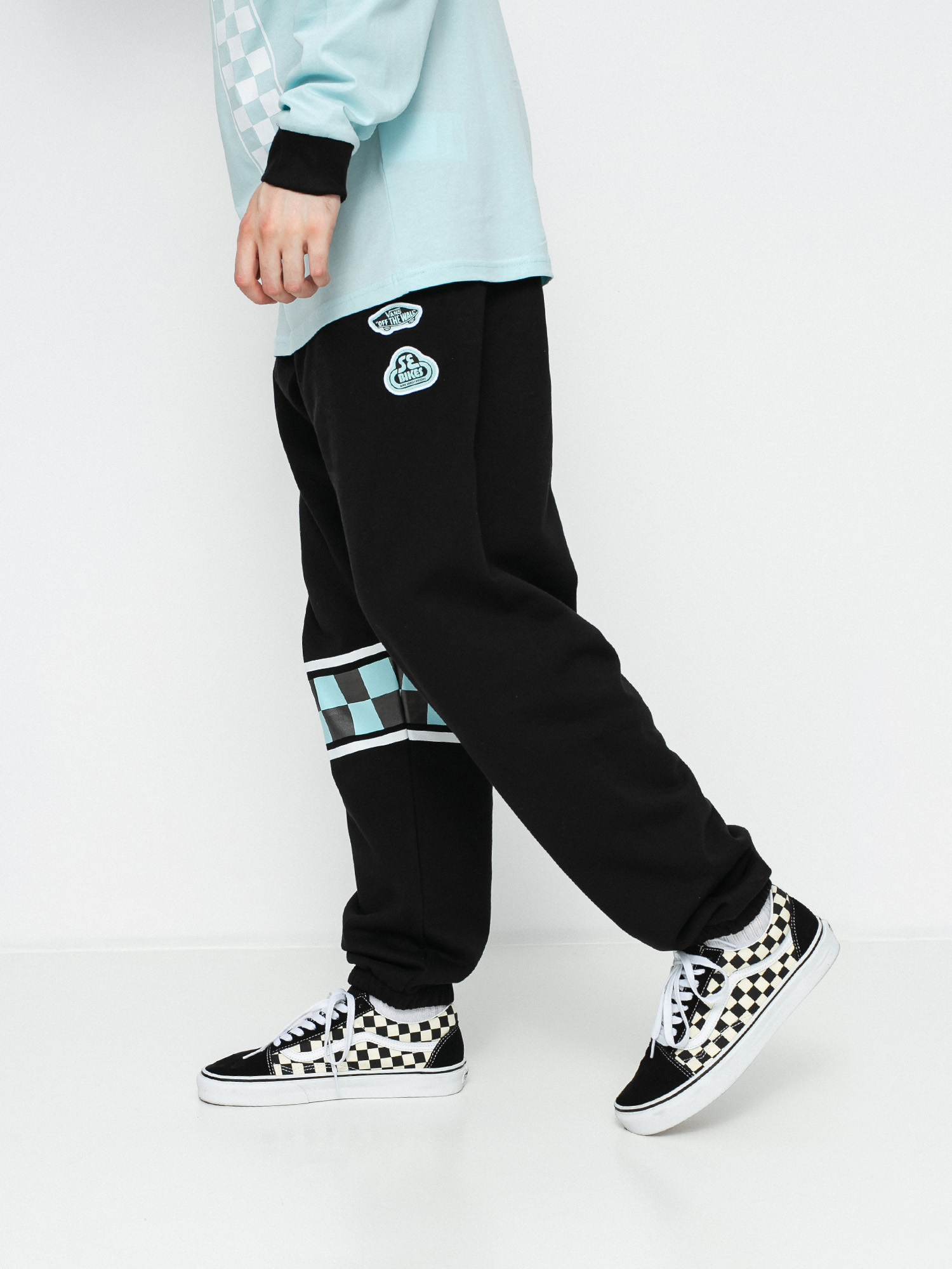 Spodnie Vans X Se Bikes Relaxed Fleece (se bikes/black)