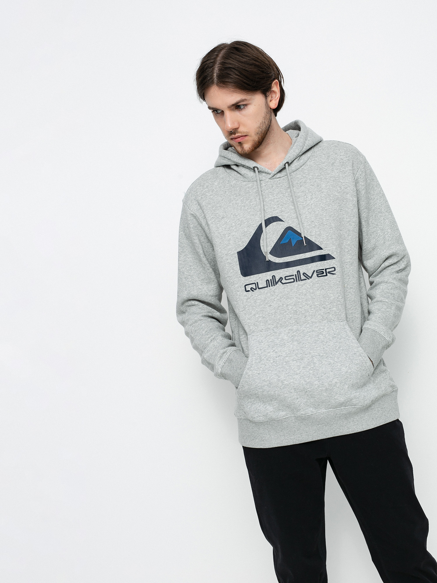 Bluza z kapturem Quiksilver Big Logo HD (athletic heather)