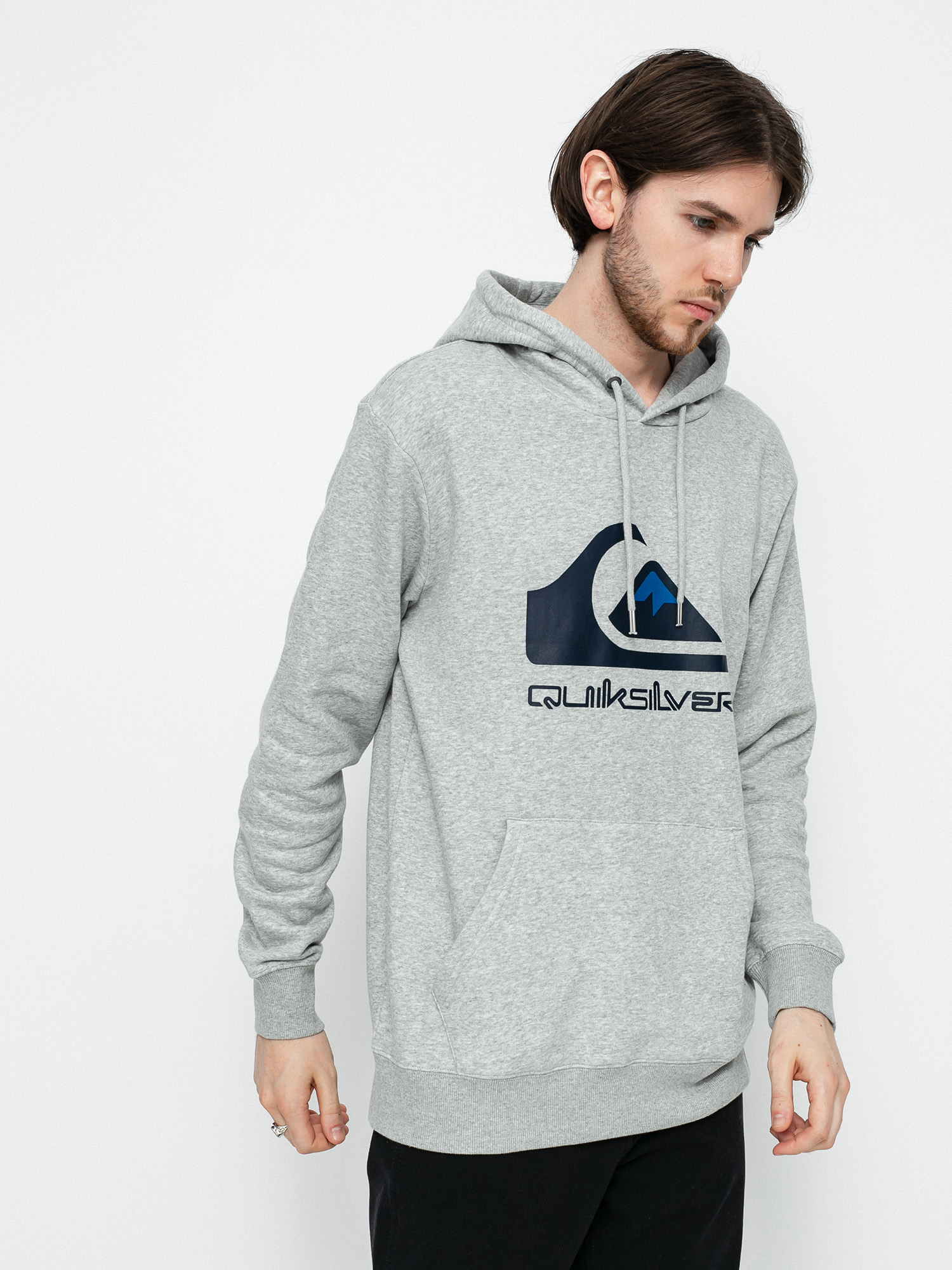 Bluza z kapturem Quiksilver Big Logo HD (athletic heather)